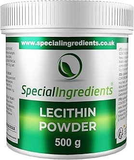 Special Ingredients Lecithin Powder 500g Premium Quality - Suitable for Vegans, Non-GMO, Gluten Free – Recyclable Container