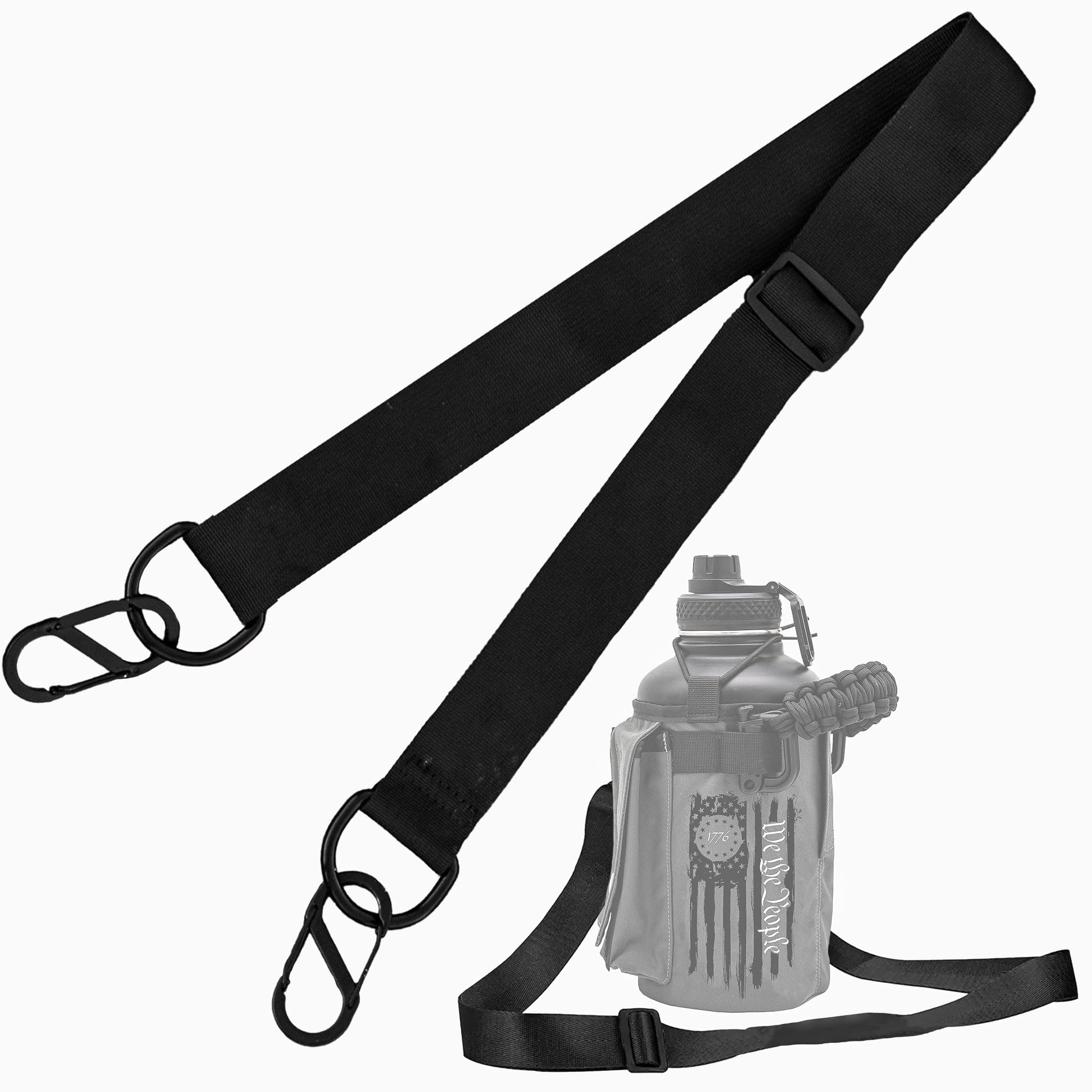 - Shoulder Strap for Battle Bottle - 64 oz and 32 oz Water Bottle Carry Strap