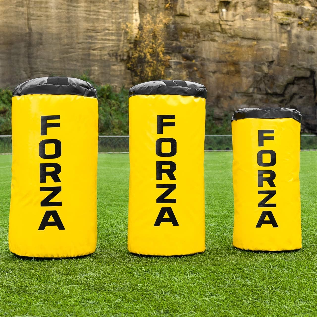 FORZA Low-Height Rugby Tackle Bag [PRO Model] | Durable Foam Tackle Pad with Waterproof Cover - Available in Mini, Junior, Youth & Senior Sizes