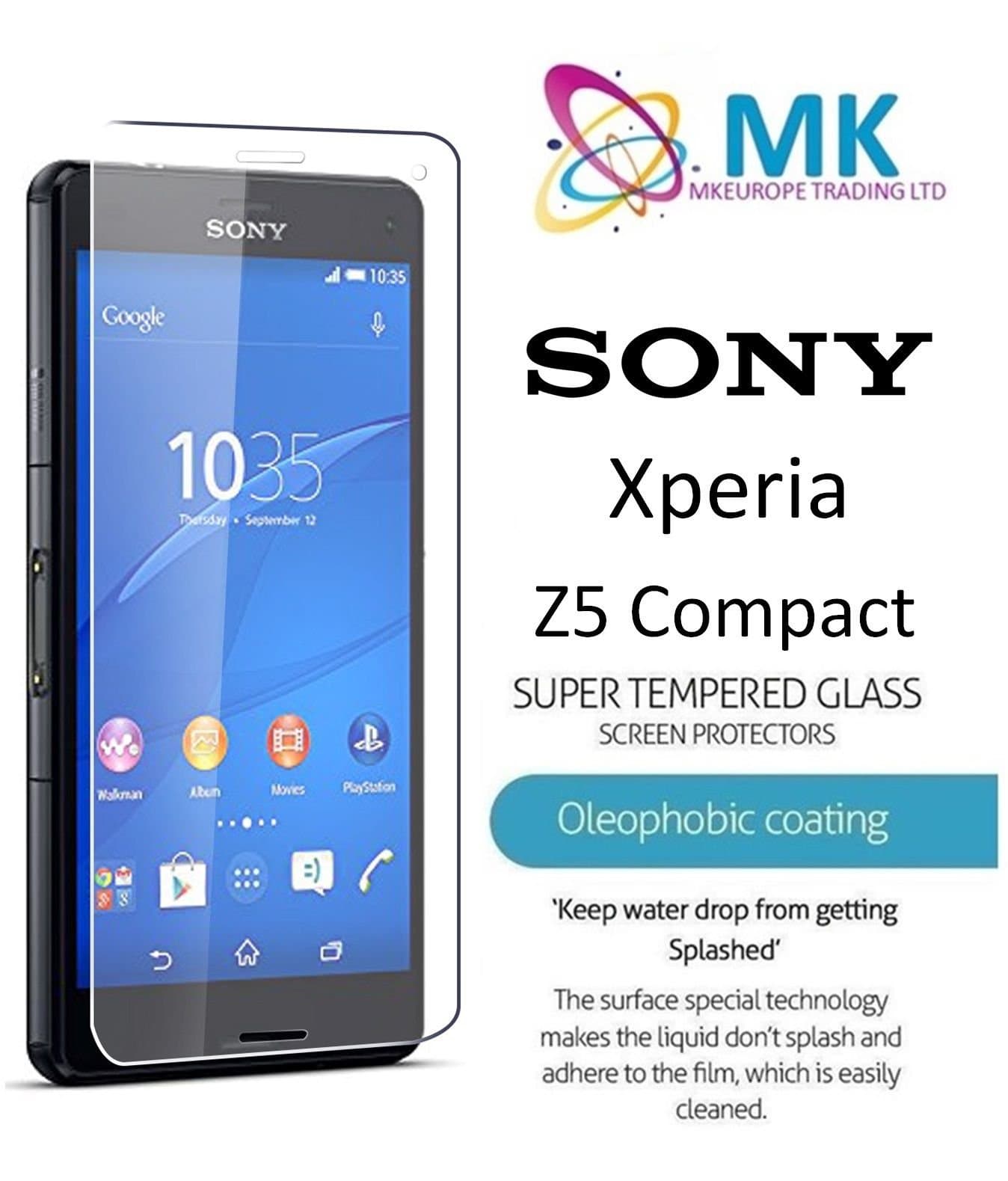 SONY EXPERIA Z5 COMPACT MINI GENUINE TEMPERED GLASS INVISIBLE SCREEN PROTECTOR FOR SONY XPERIA Z5 COMPACT (SAME DAY DISPATCH)