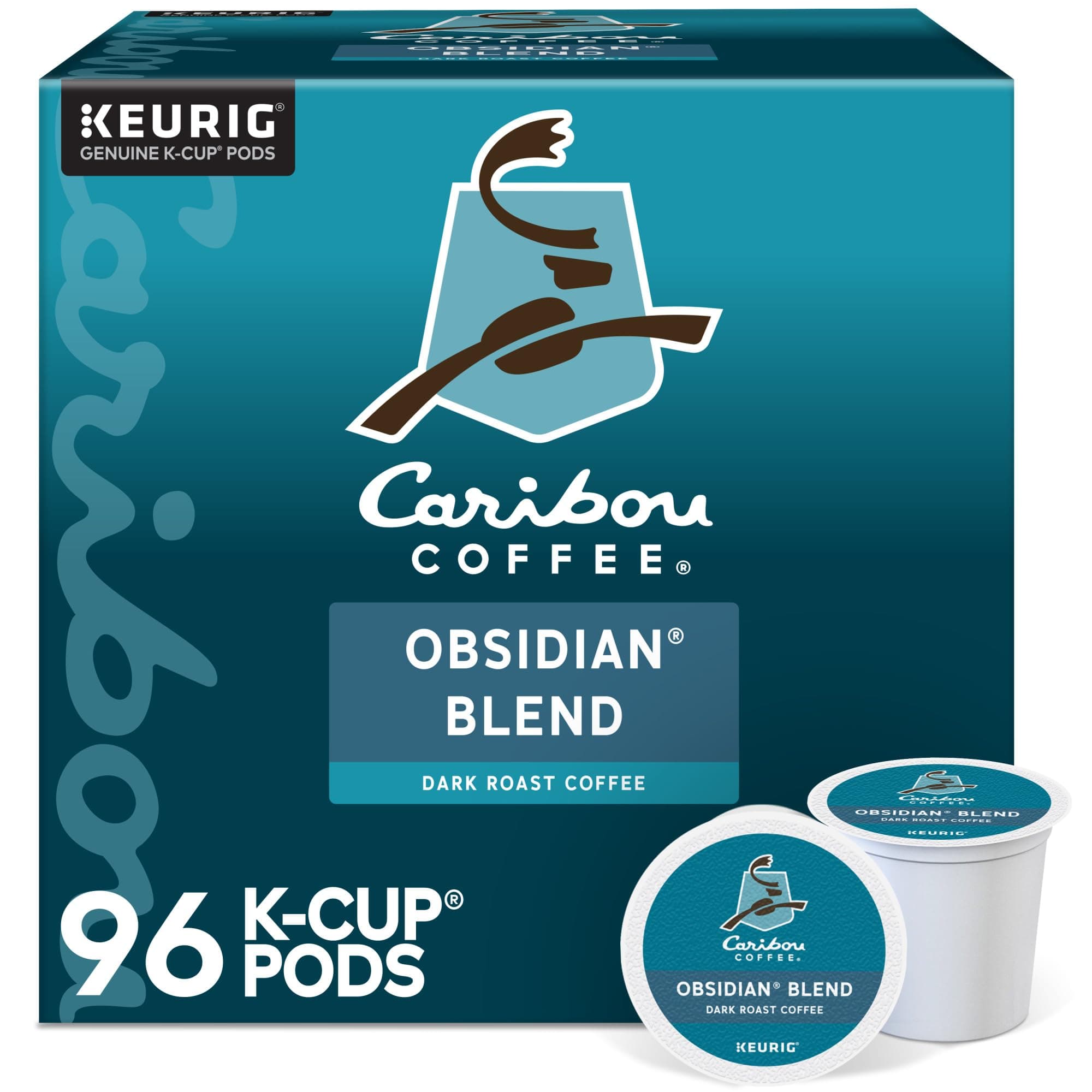 Obsidian Keurig Single-Serve K-Cup Pod, Medium Roast Coffee, 24 Count (Pack of 4), Total 96 Count