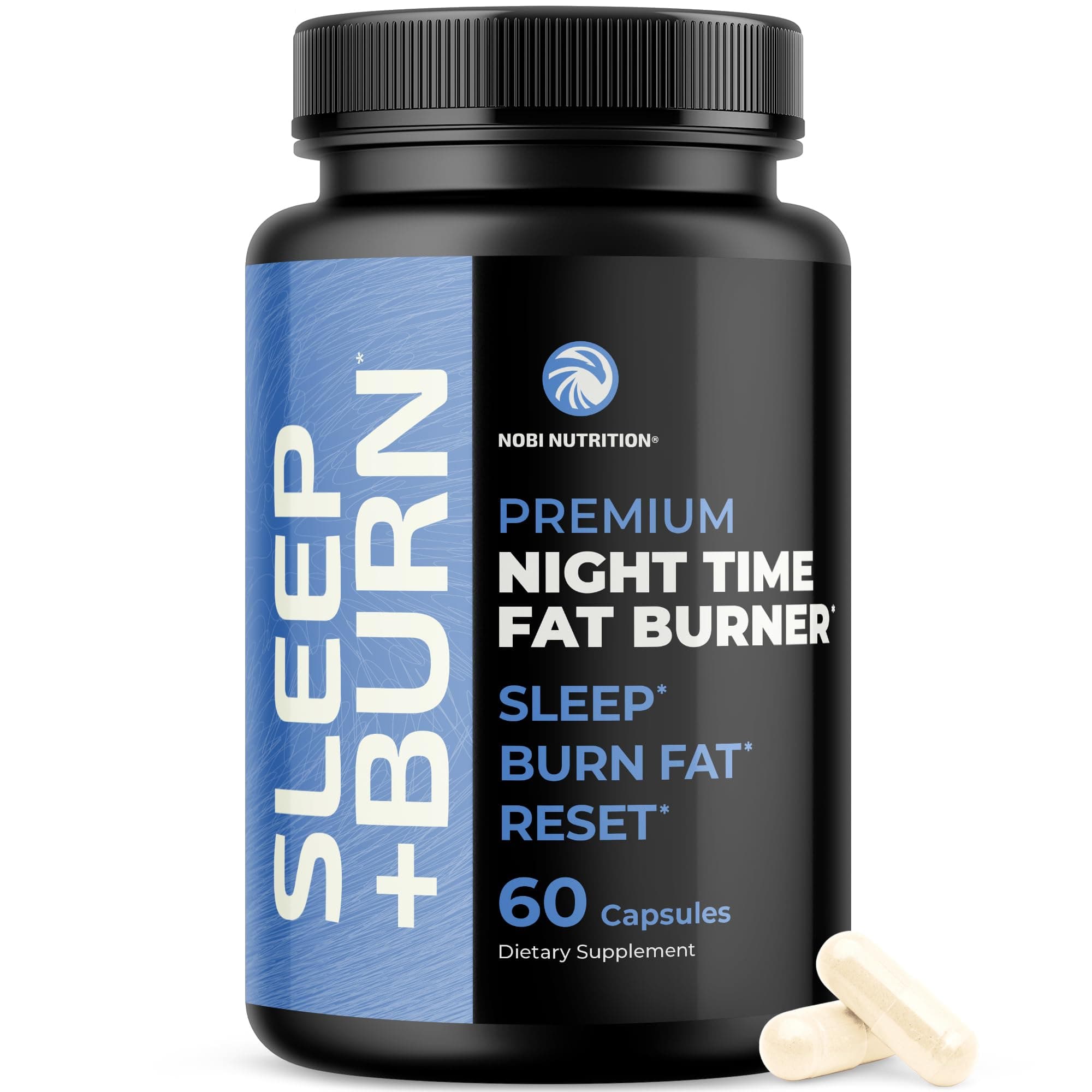 Night Time Fat Burner to Shred While You Sleep | Belly Fat Burner, Carb Blocker & Weight Loss Support Supplements | Lose Weight, Support Metabolism & Fall Asleep Fast | 60 Nighttime Diet Pills