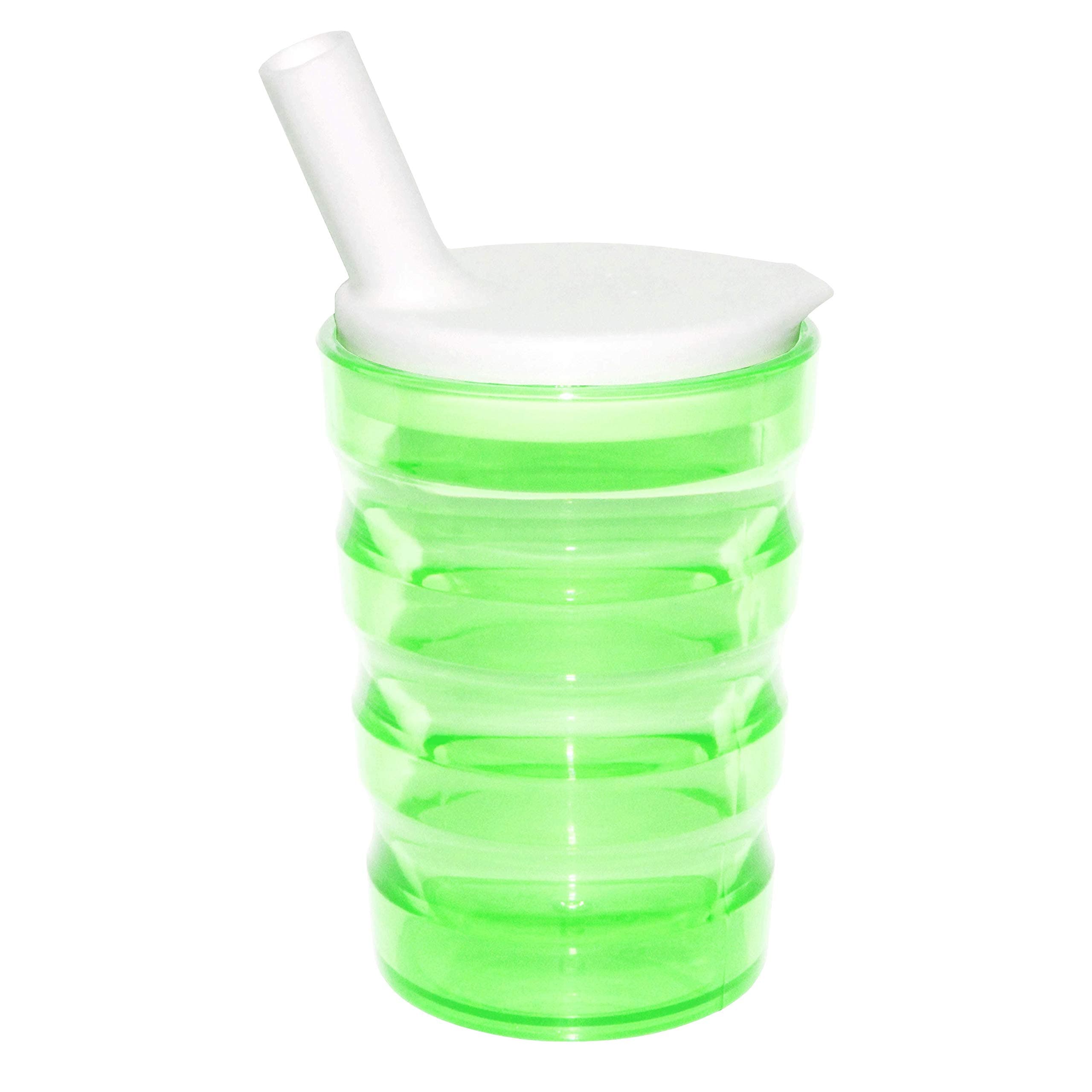 Rehabilitation Advantage Long Spout Feeding Cup Green