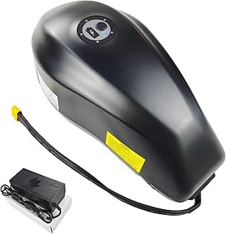 Fuel Tank Style 48V 72V Ebike Battery 52V 60V Lithium-ion Battery 21700 Cells High Capacity Fuel Tank Style Batteries for 500-3000W Motor Motorcycle Tricycle Scooter Conversion Kit (48V35Ah 60A BMS)