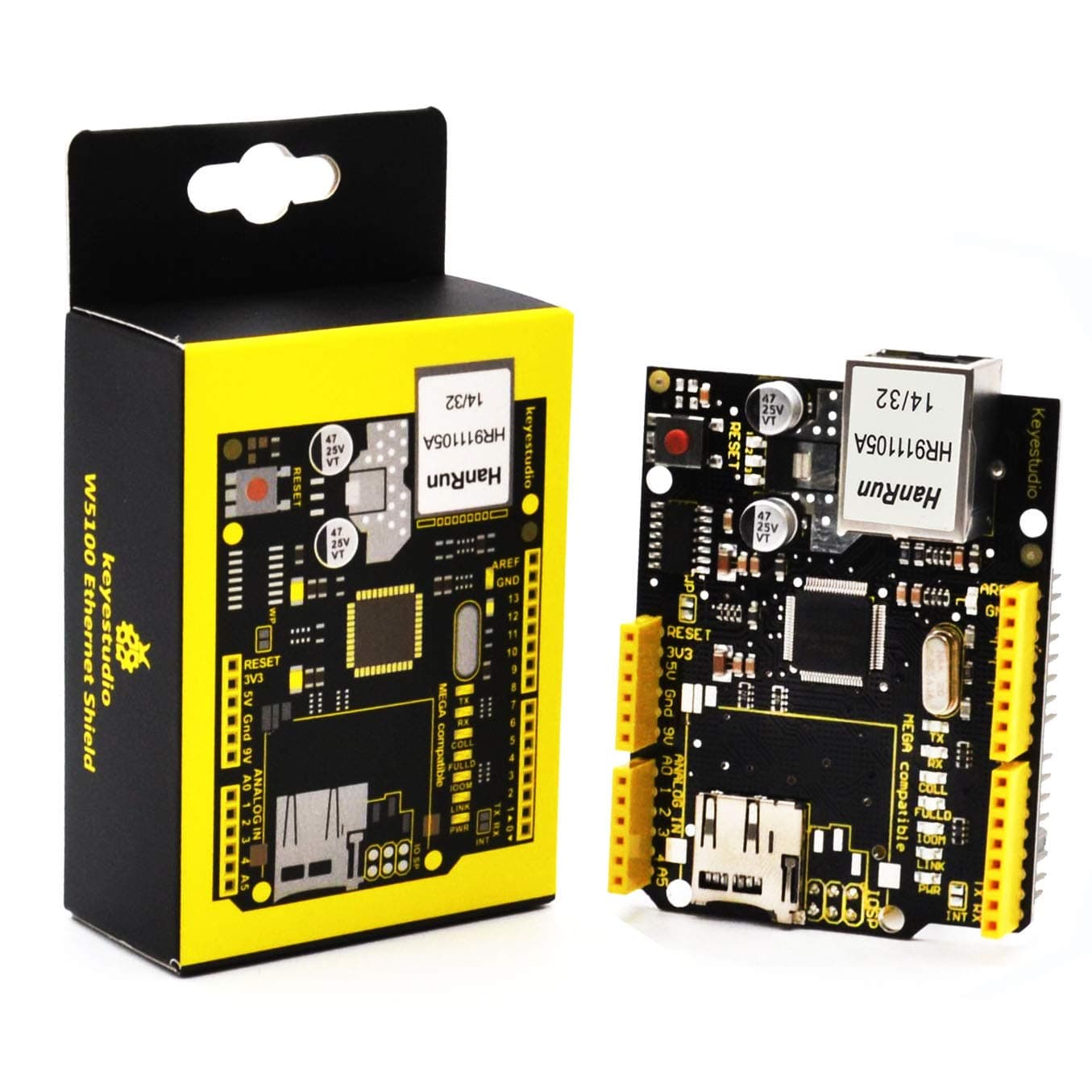 KEYESTUDIO W5100 Ethernet Shield for Arduino Mega 2560 Controller R3