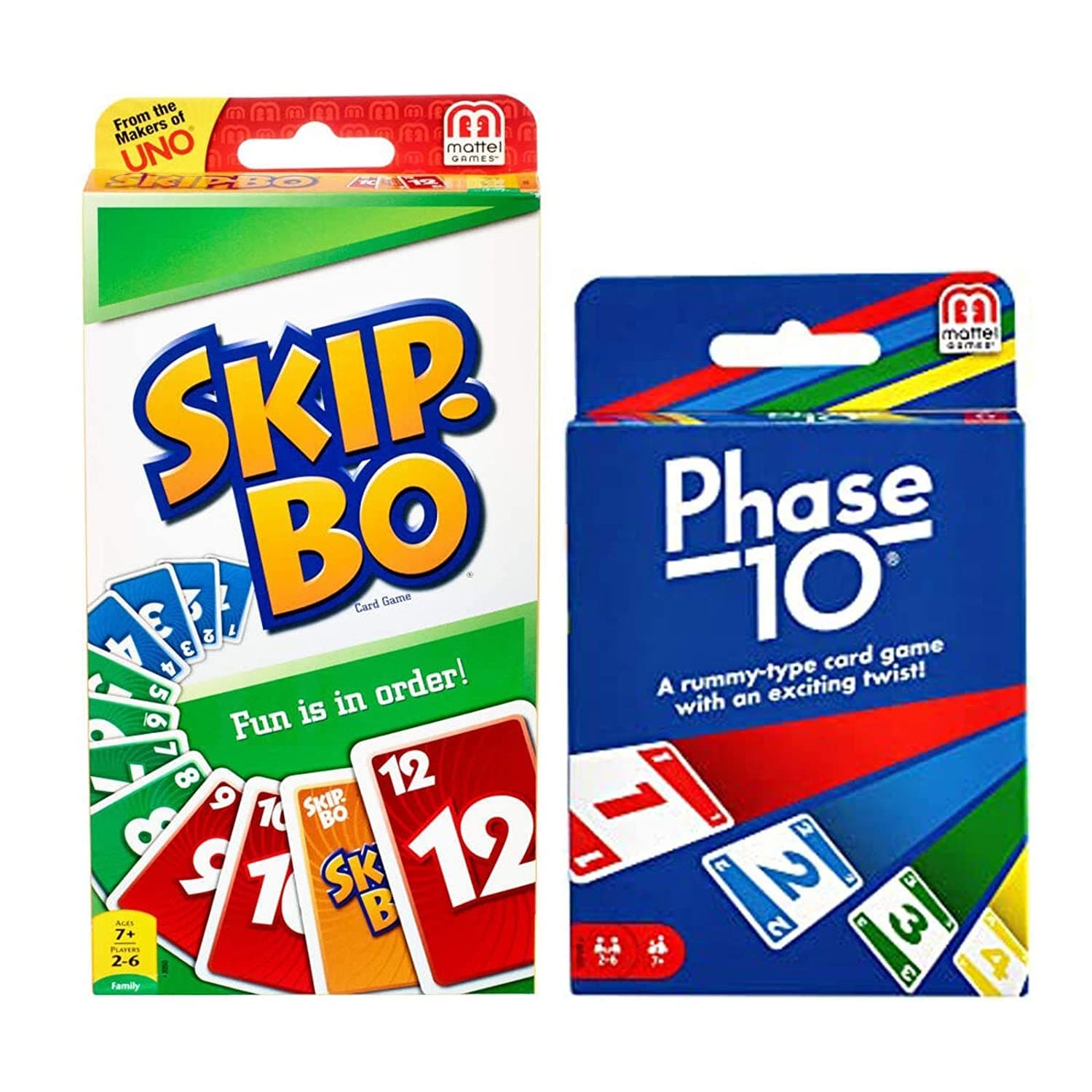 Phase 10 Card Game with Skip-Bo Card Game