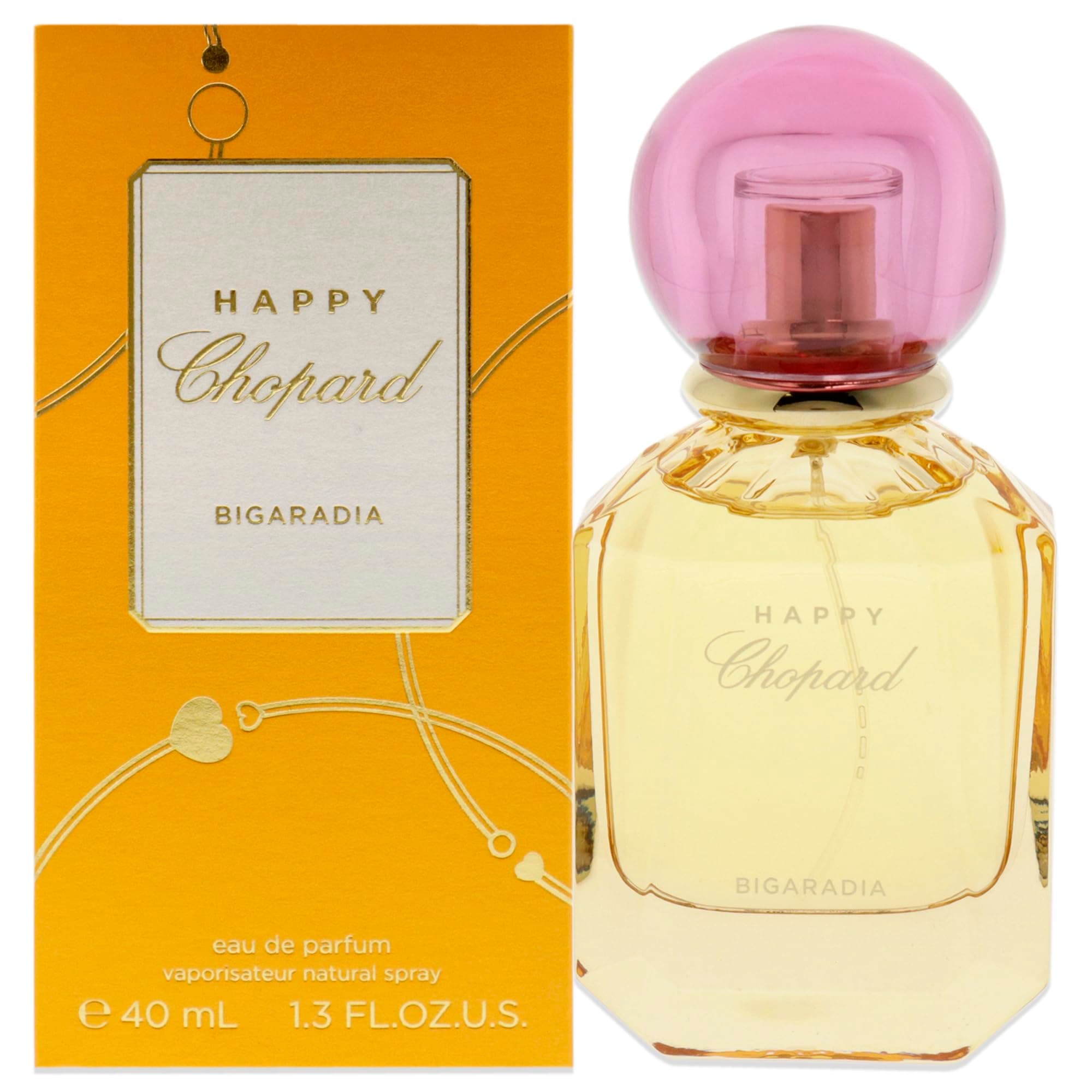 Happy - Bigaradia - Eau De Parfum - Luminous Orange Blossom Notes - Natural Spray for Women, 1.35 Oz