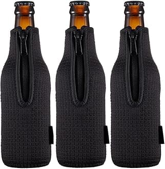 WK ieason 12OZ Beer Bottle Jacket Sleeves Coolers Holder Non-slip Neoprene Beer Bottle Insulators(Beer bottle sleevex3)