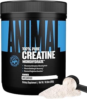 Creatine Monohydrate Powder – Micronized Creatine for Women and Men, Supports Muscle Growth, Strength, Endurance, Recovery and ATP Production, Gym & Workout Supplements - Unflavored, 300g
