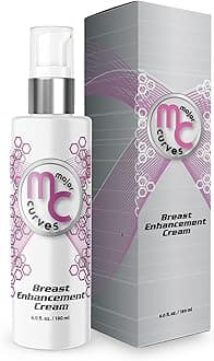 Breast Enhancement Cream - Fast Acting Formula for Visibly Fuller & Firmer Bust Line, Easy-to-Apply, Non-Greasy Cream for Daily Use, 6.8oz