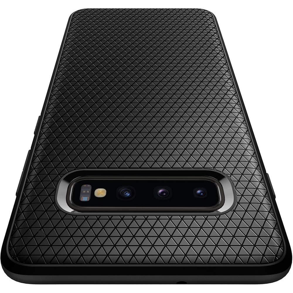 Spigen Liquid Air for Samsung Galaxy S10 Case, Galaxy S10 Back Cover (2019) - TPU｜Matte Black