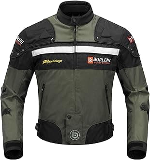 BORLENI Unisex D-020 Motorcycle jacket