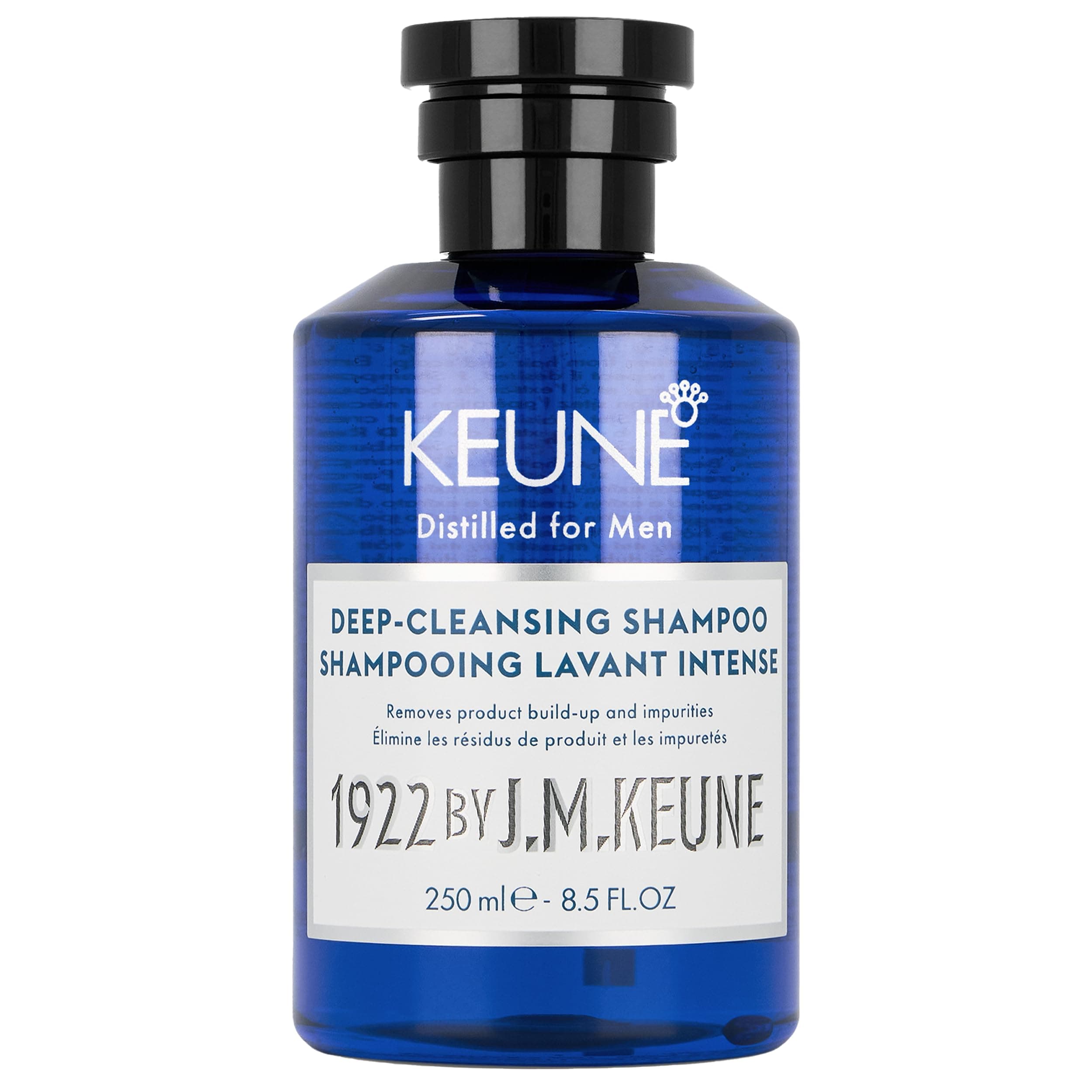1922 by J.M. Keune Deep Cleansing Shampoo, Clarifying & Strengthening Cleanser for Men, 8.5 Fl Oz