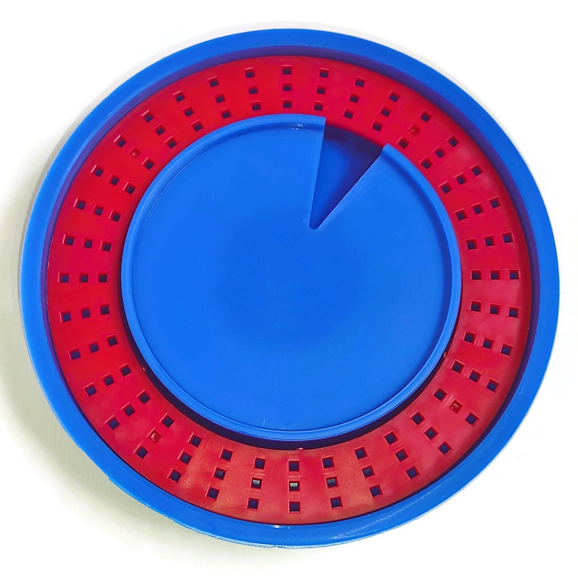 ZAVHOZ Bees Feeding Bowl Bee Feeder Hive Water Drinker Sugar Syrup Drinking Dispenser Tool Plastic Mesh Dish Beehive Apiary Accessory Beekeeping Honey Production (Blue)