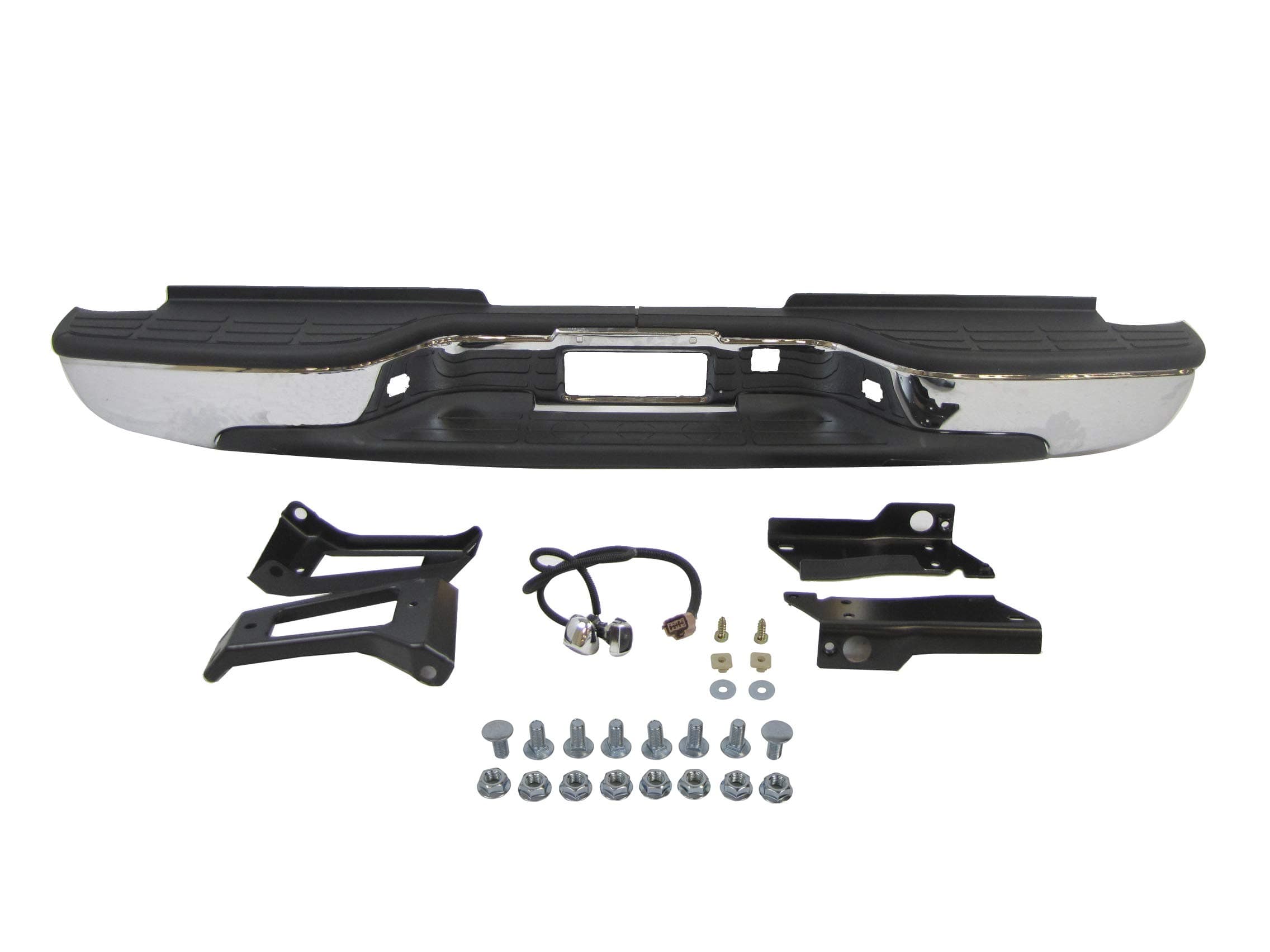 New Rear Step Bumper ASSY Chrome 1999-2006 Chevy Siverado Gmc Sierra 2500HD 3500