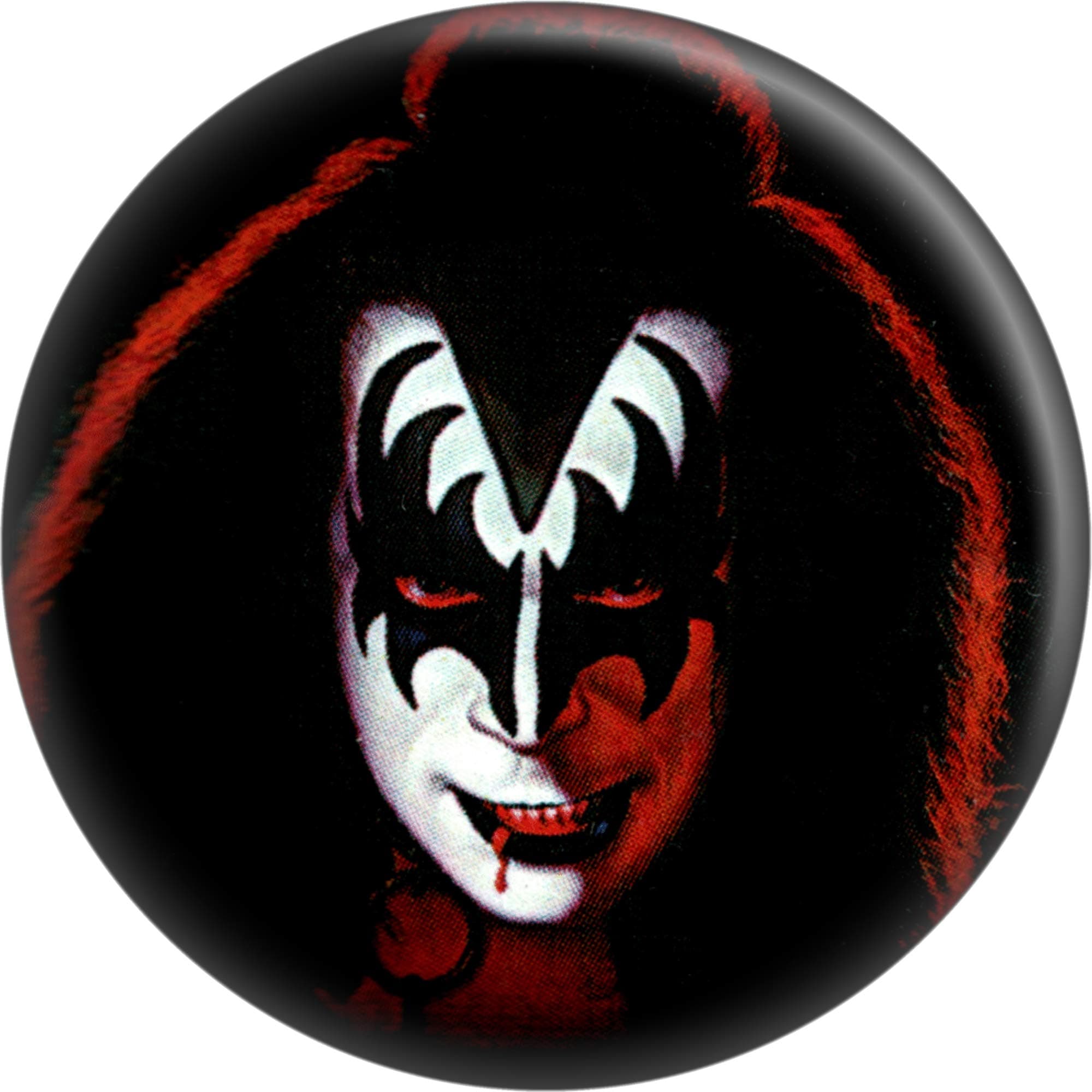 Kiss - Gene Simmons - 1.25" Round Button, 1.25"