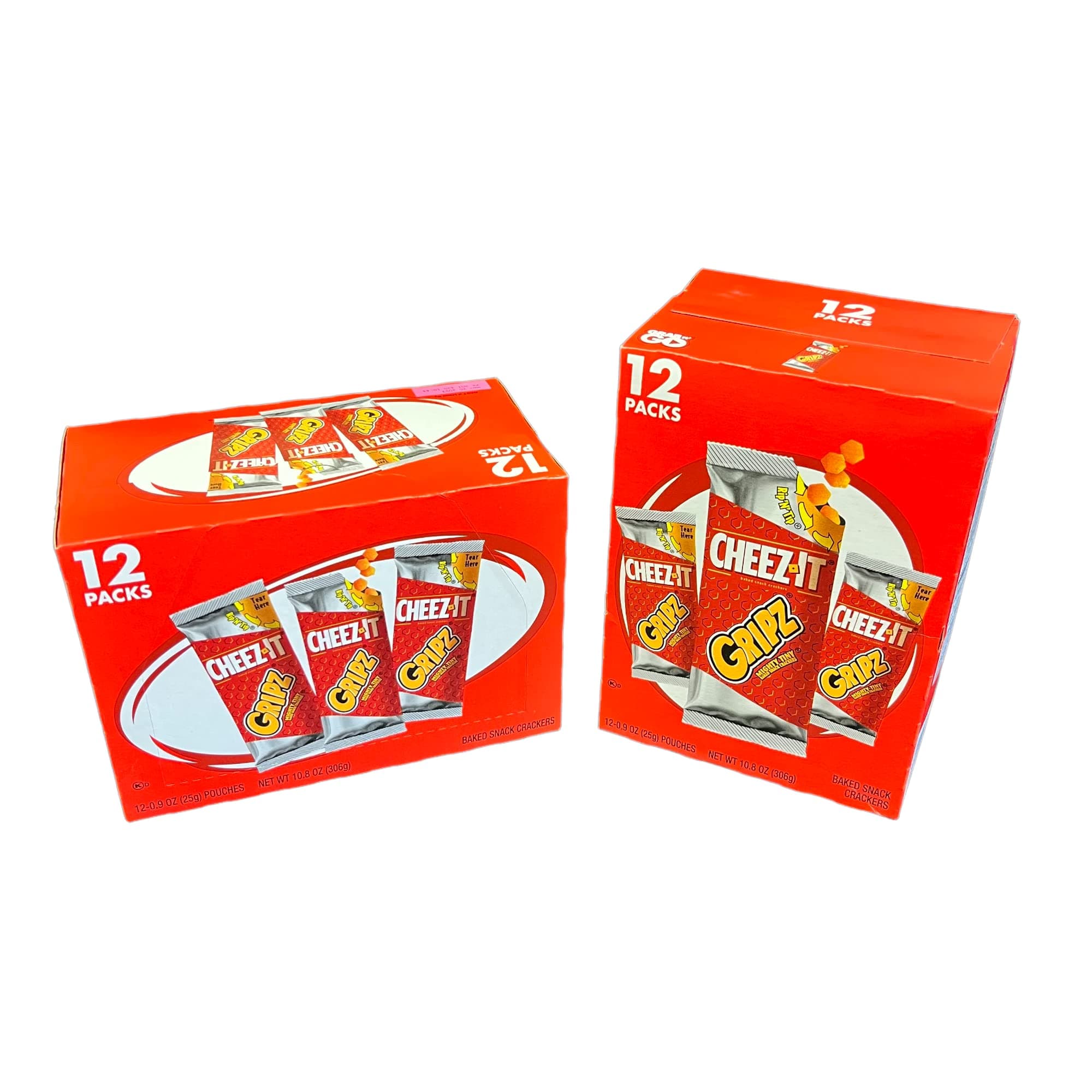 Cheez-It Sunshine Bakeries, , Gripz, 14 Count, 12.6oz Box (Pack of 2)