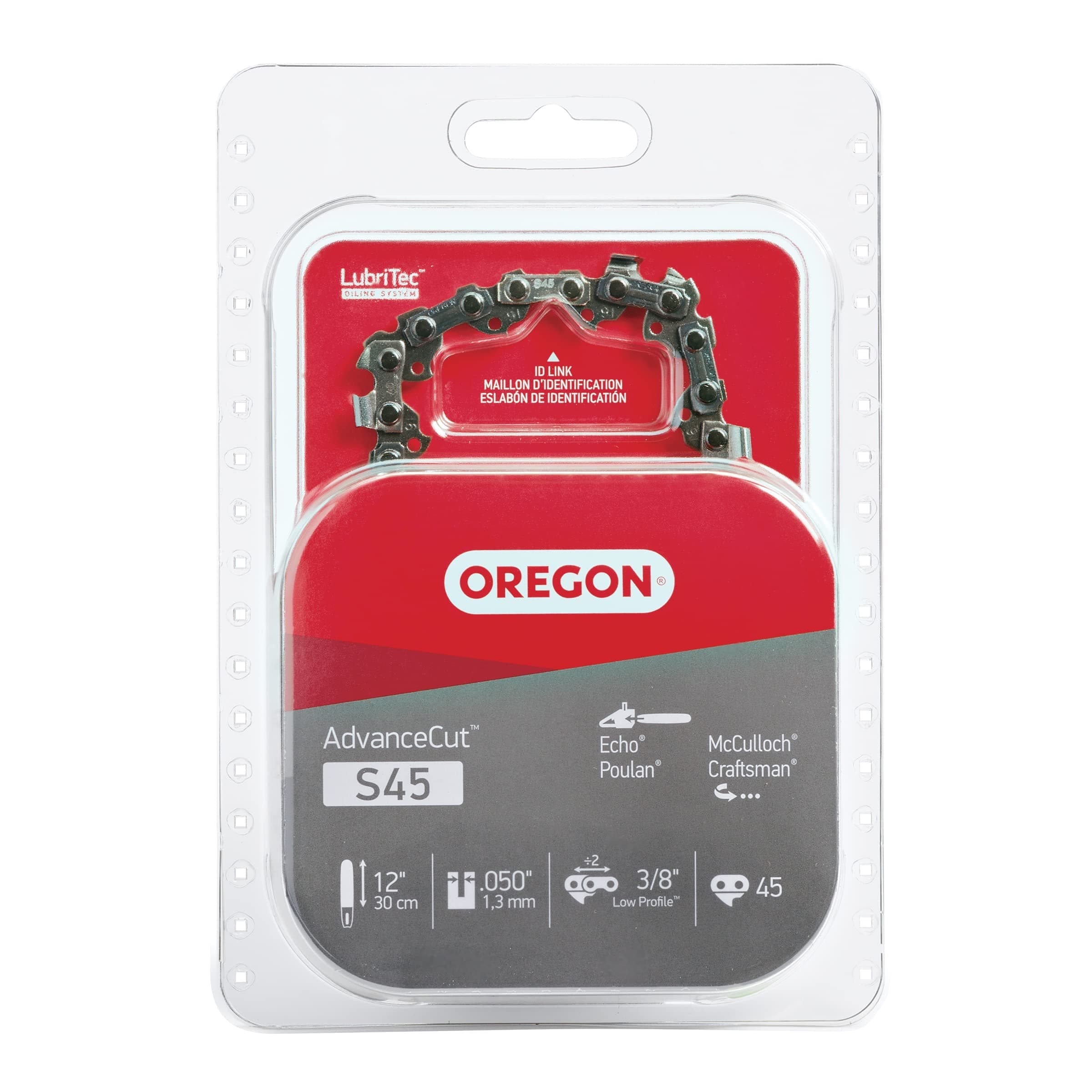 Oregon Chain 12in. Semi Chisel Cutting Chain S45