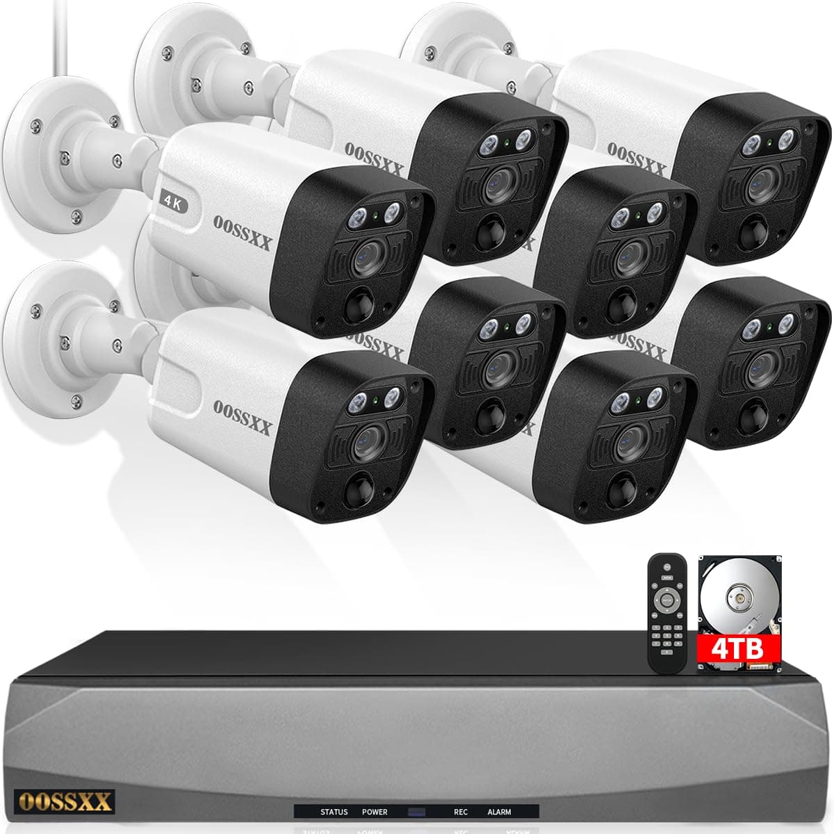 Wired Outdoor Security Camera System Video Surveillance Cameras System