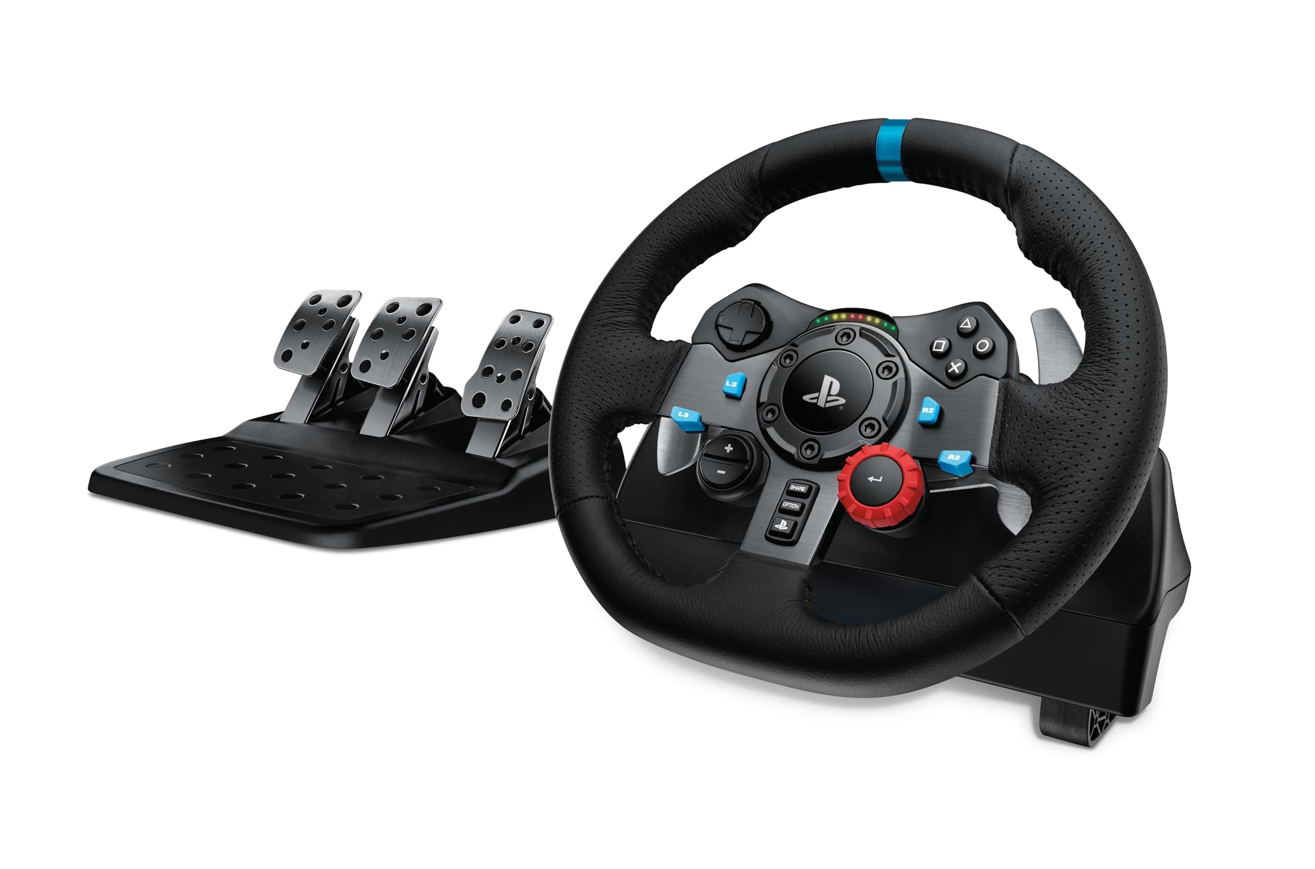 Logitech G 941-000110 G29 Driving Force Race Wheel (Black, USB, Steering Wheel, Pedals, PlayStation 4, PlayStation 5, PC, Mac)
