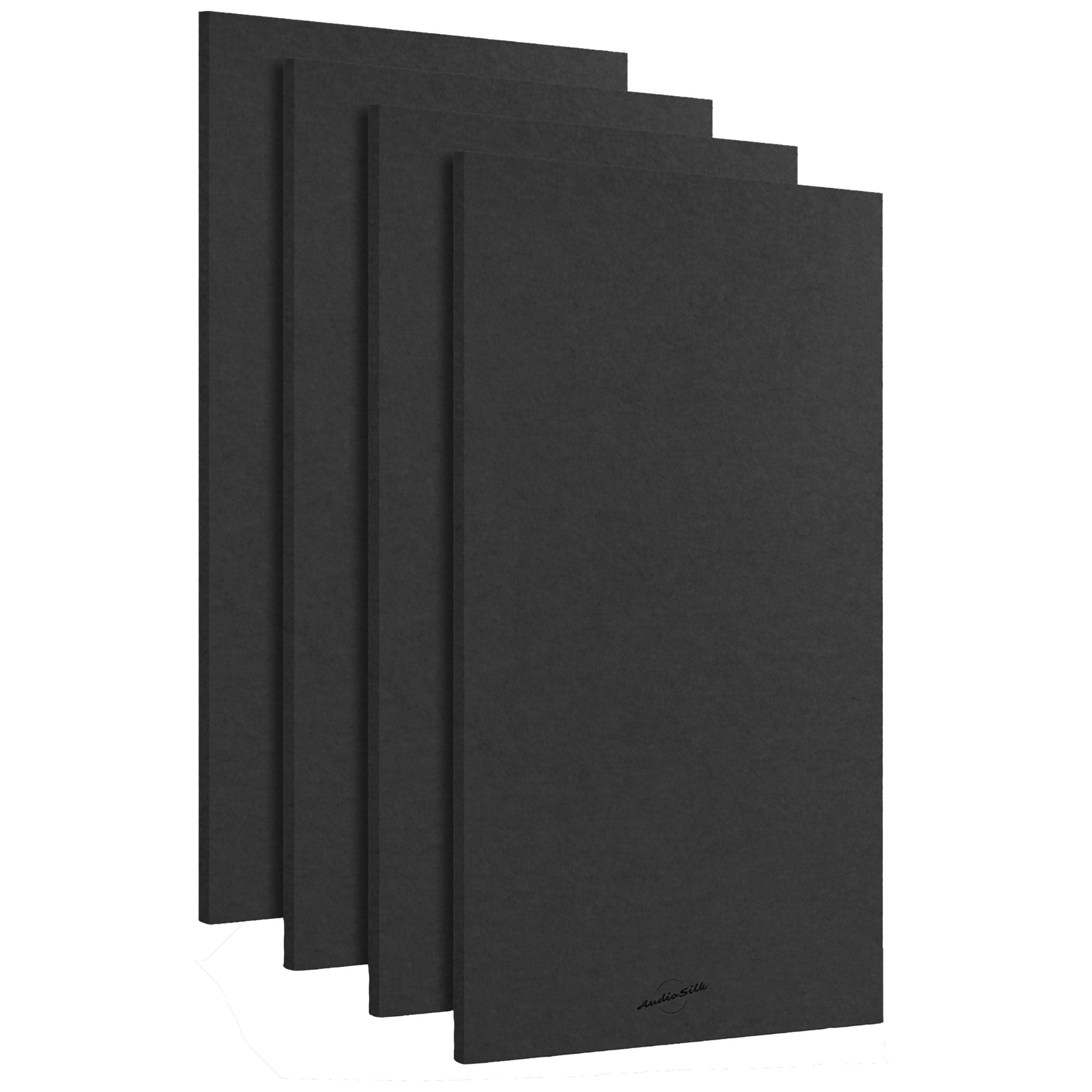 Acoustic Panels, 4 Pack ROOM KIT, Large, 46" x 23", Black