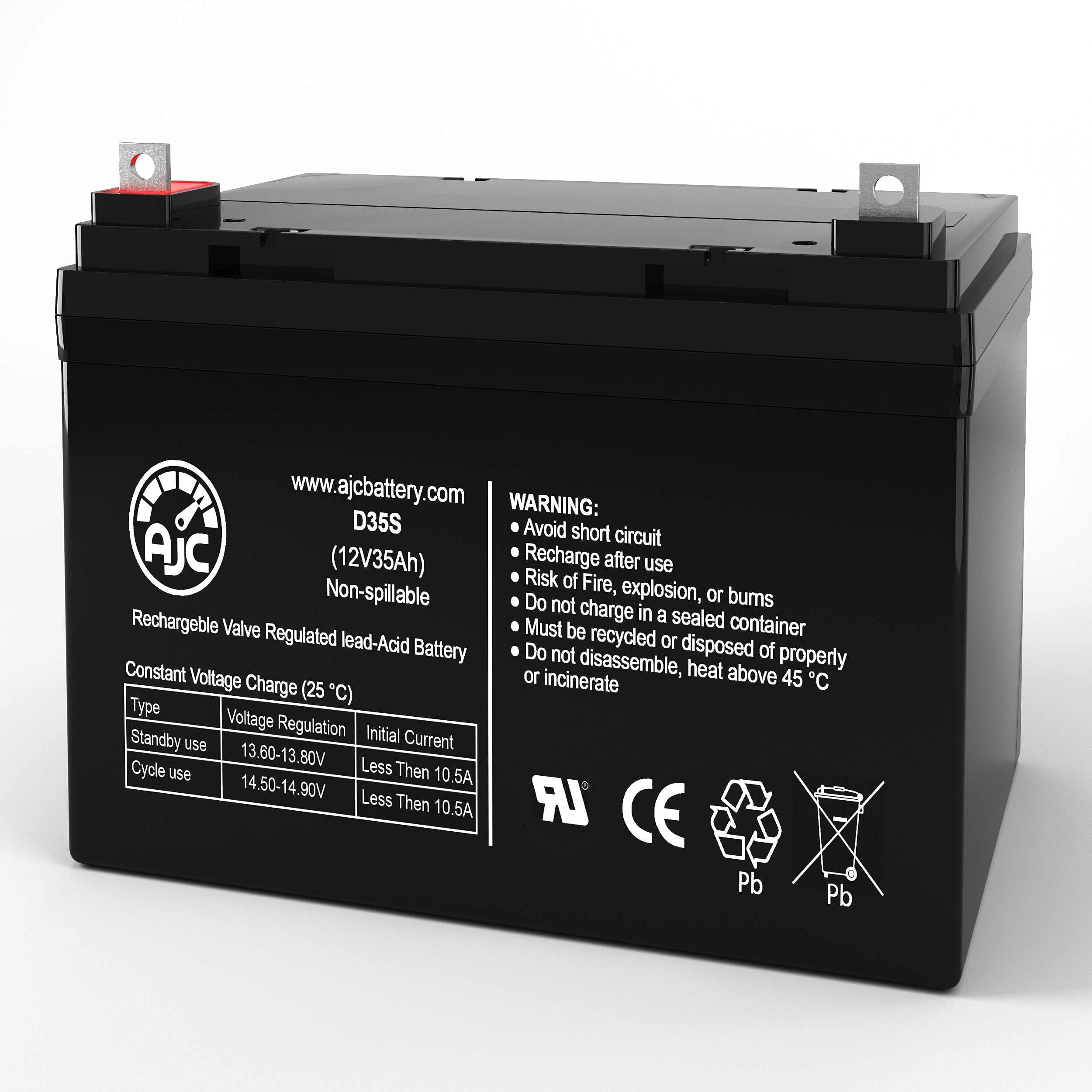 AJCBattery Compatible with Nihon KOHDEN KS-646 12V 35Ah Battery