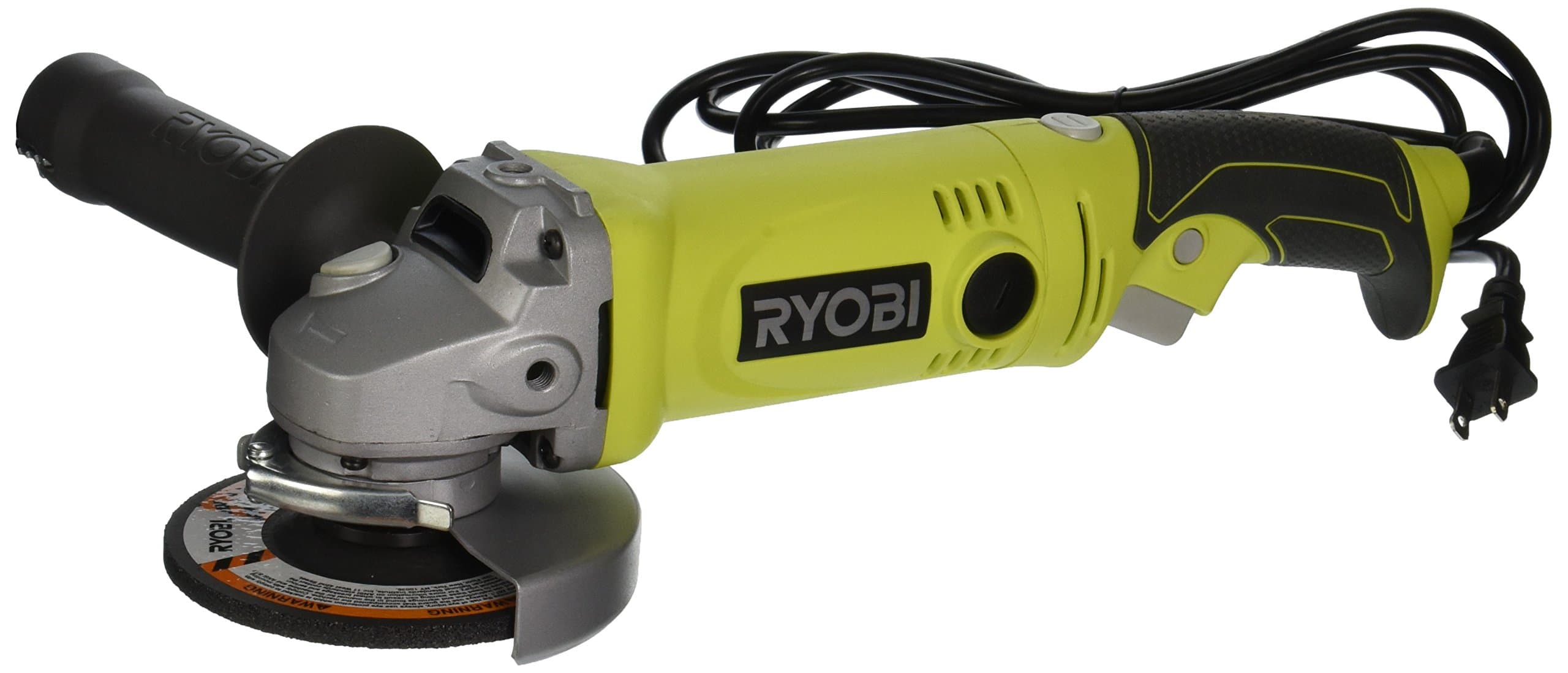 Ryobi AG4531G 6.5-Amp Angle Grinder with Twist Handle Green