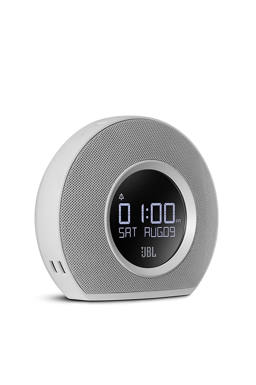 JBL Horizon - Bluetooth Clock Radio with USB Charging and Ambient Light - White