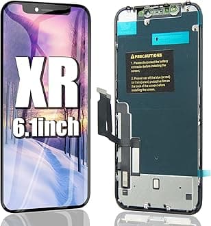 EFAITHFIX for iPhone XR LCD Screen Replacement 6.1 Inch Frame Assembly Display 3D Touch Screen for A1984/A2105/A2106/A2108 Repair Tools Waterproof Adhesive True Tone Programmer (XR LCD with True Tone)