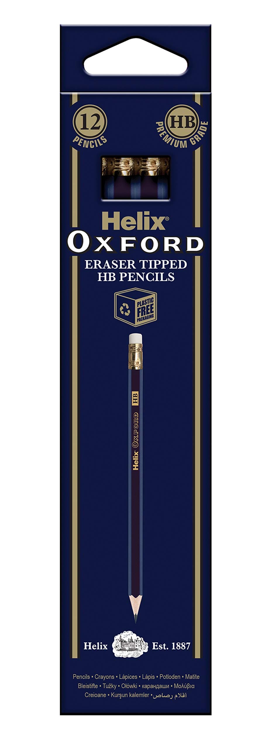 Helix Oxford HB Pencils 12-Pieces Box