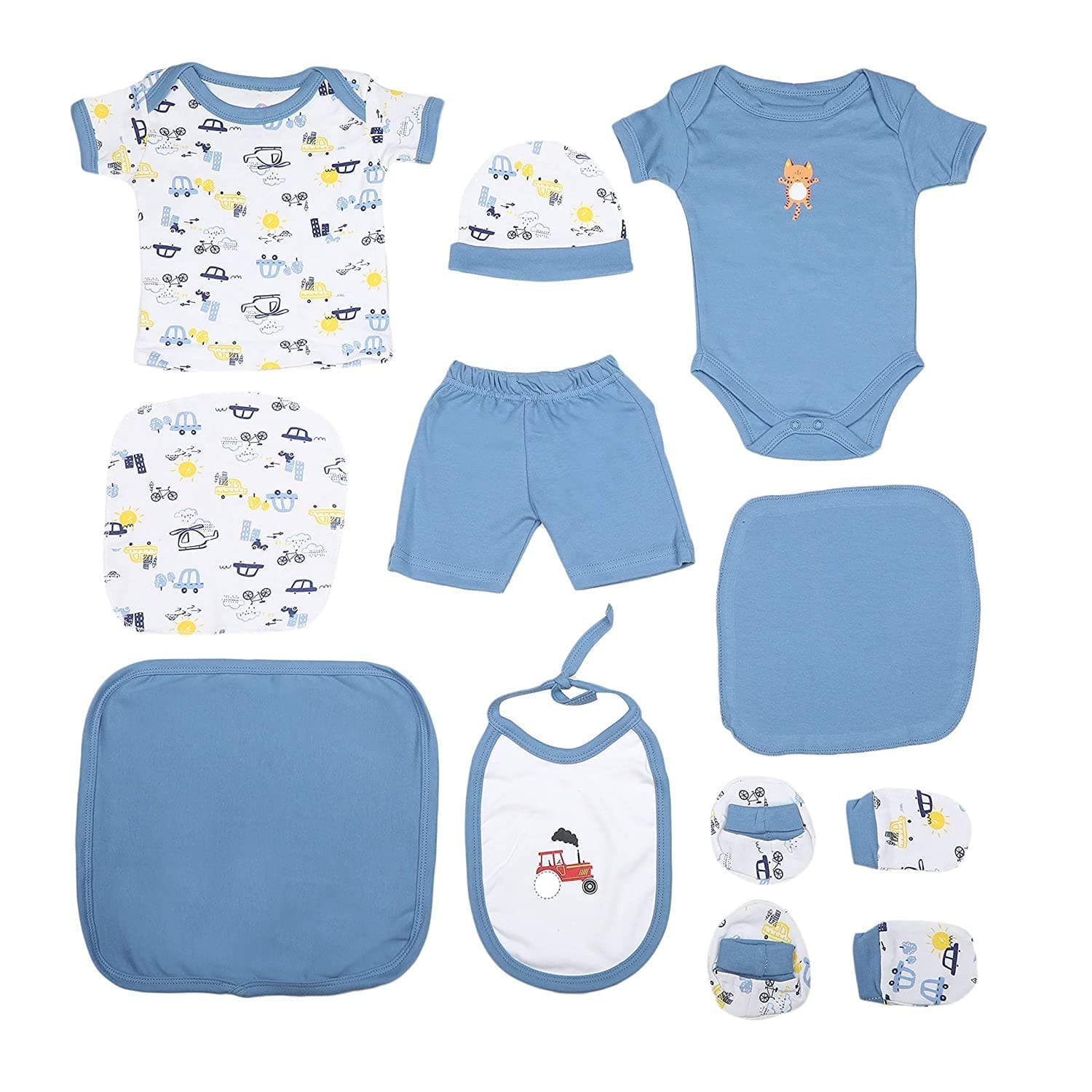 MAGIC TOWNNew Born Baby Gift Sets -10 Peices