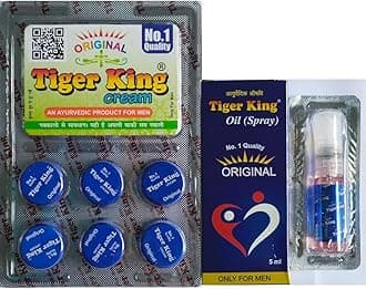 Tiger-king-Cream and Spray Original,Pack of 1 No.1 Quality