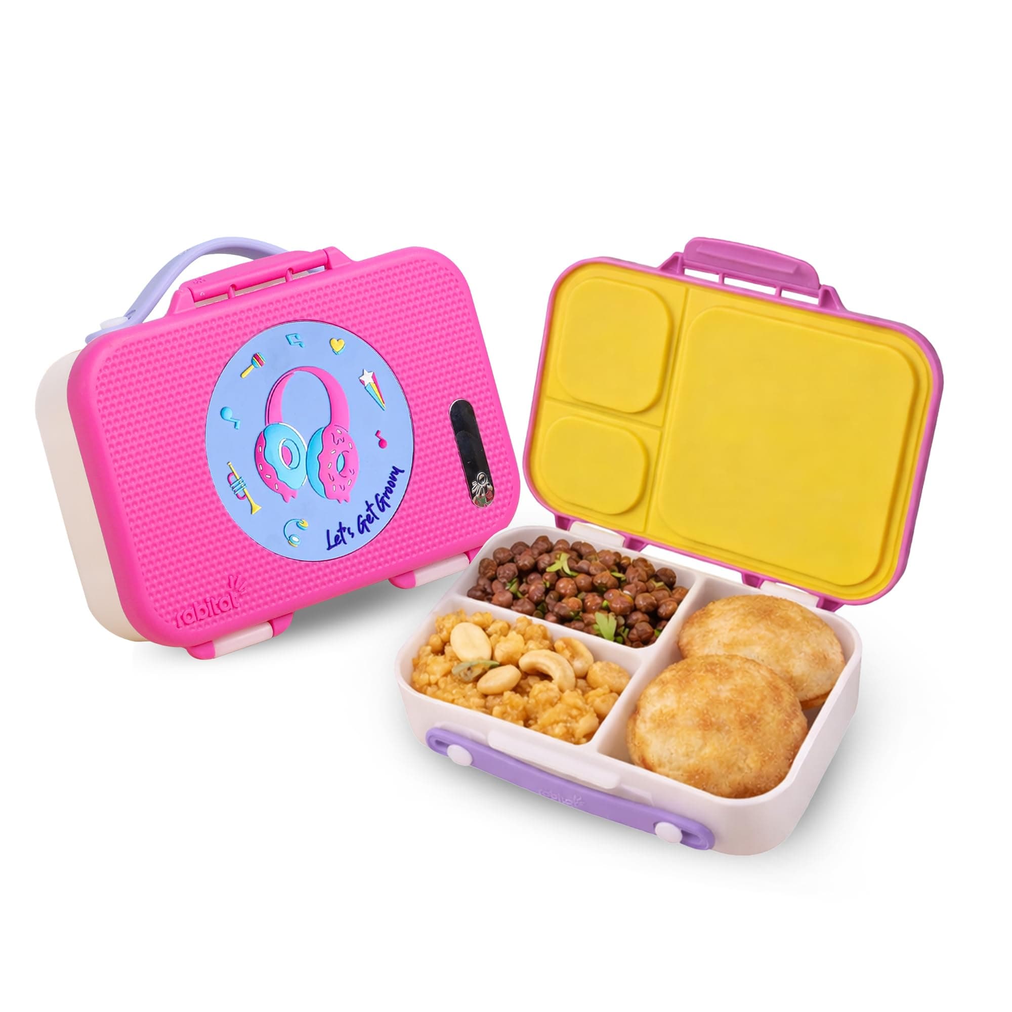 - Munchbee Bento Lunch Box 1000ml | 1+1 Year Brand Warranty | Tiffin Box for School | Kanjak Gifts for Girls | BPA Free, Leakproof & Durable Bento Design | Miss Butters