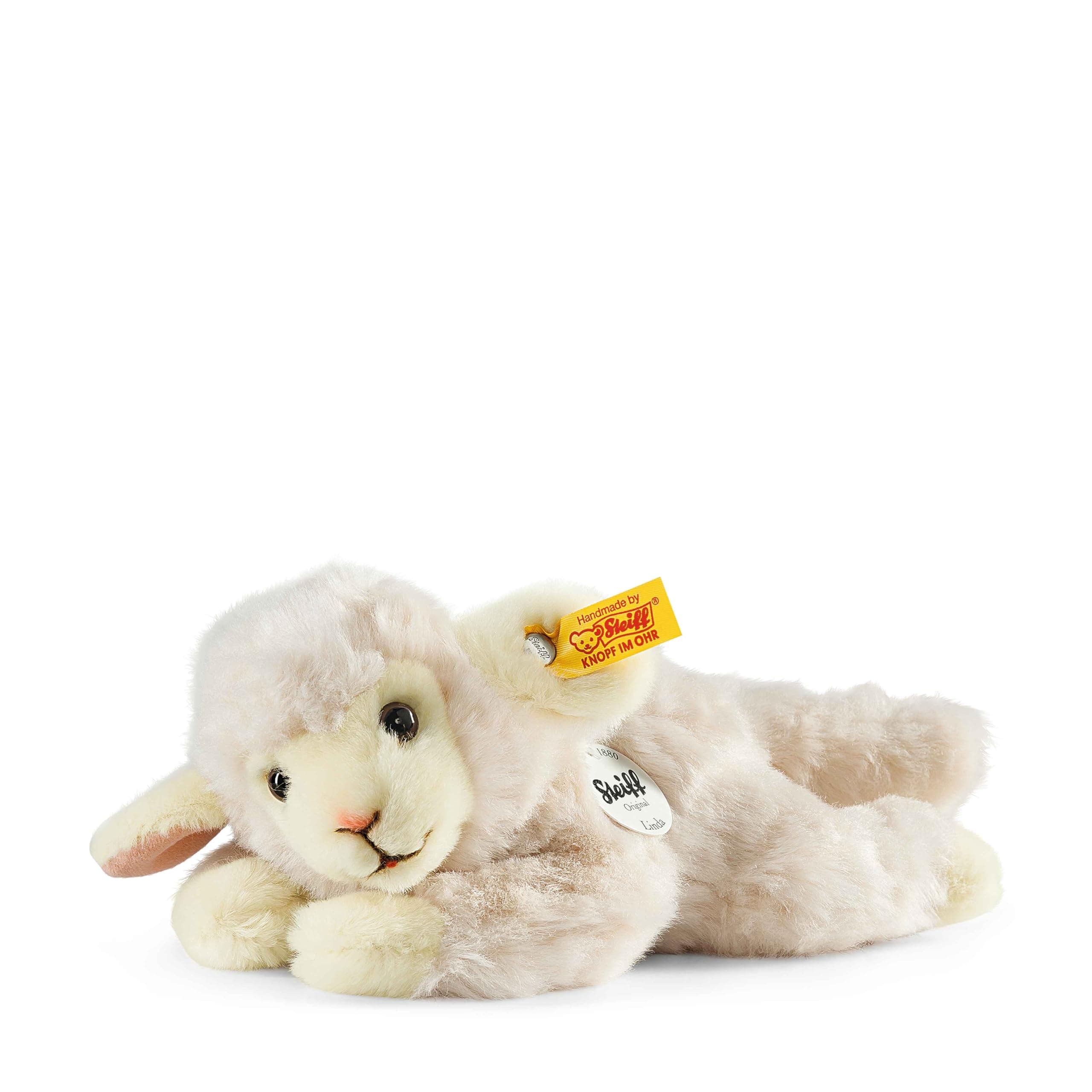Steiff Little Friend Linda Lamb Plush, Wool White