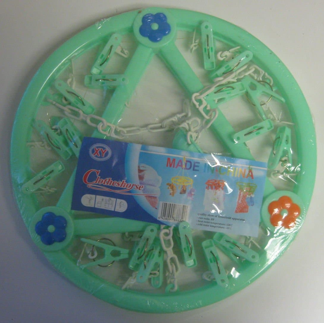 Hanging Laundry Drying Rack 18 Clip