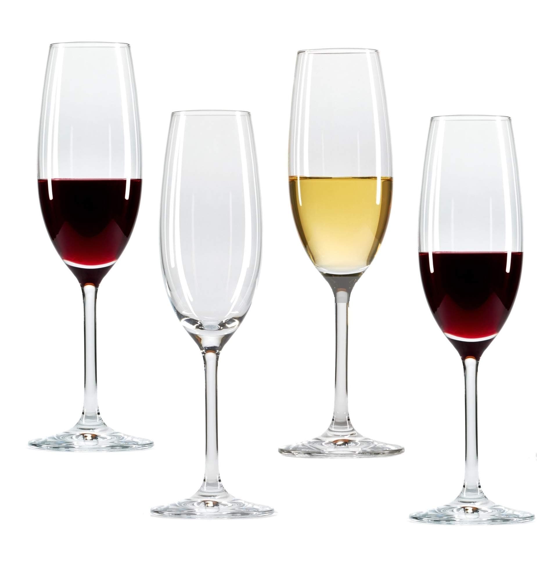 Ideal for White or Red Party Wine, Whisky Wine Clear Glass (Wine Glass,Pack of 4)