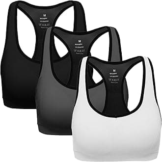 MIRITYWomen Racerback Sports Bras - High Impact Workout Gym Activewear Bra
