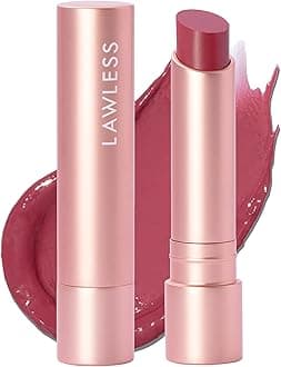 LAWLESS Women's Forget the Filler Lip Plumping Line Smoothing Tinted Balm, Lover, 0.1 Ounce / 2.9 g