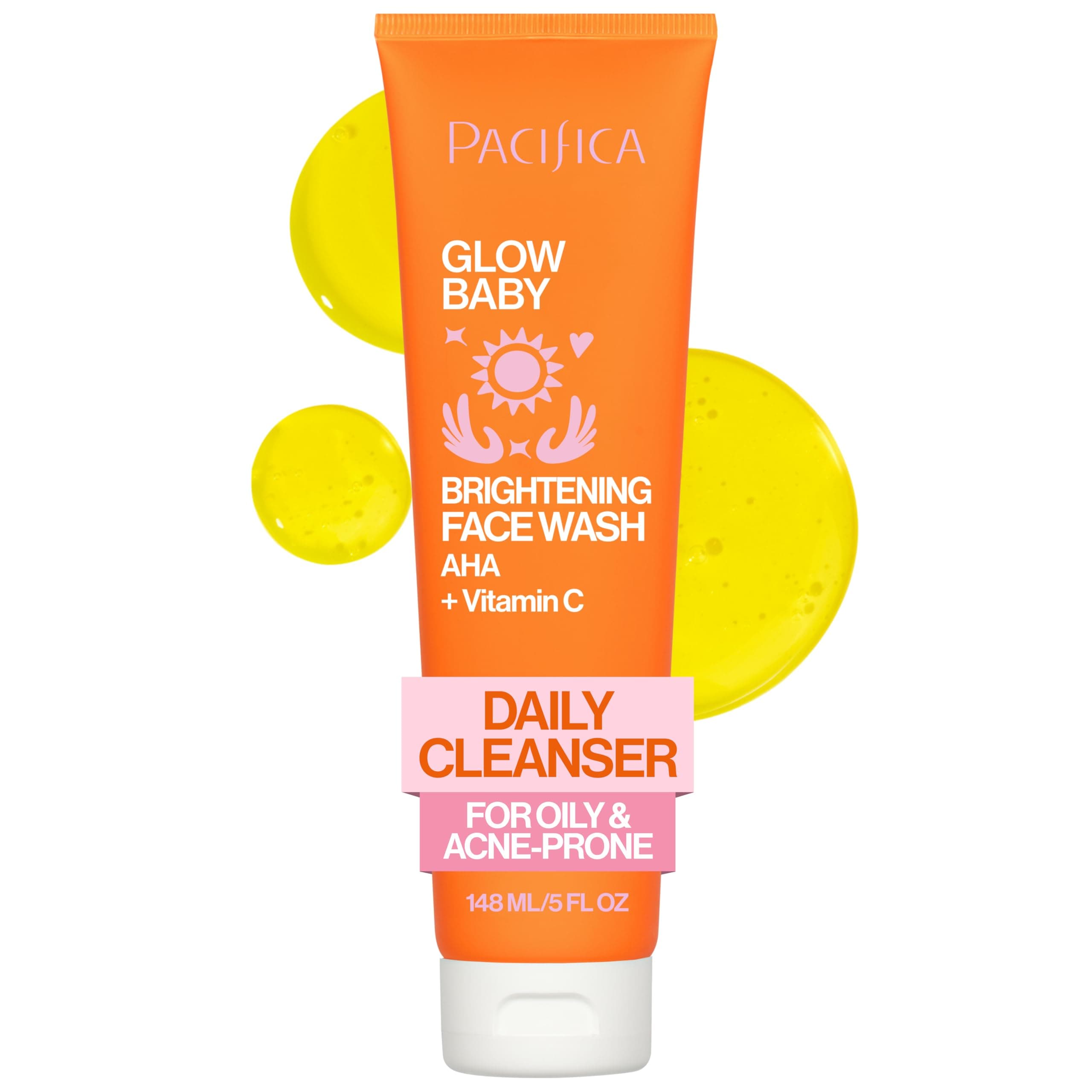 Face Wash Glow Baby Brightening, 5 Fl Oz