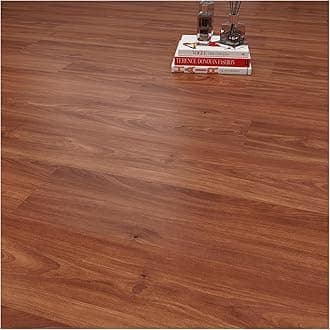 Vinyl Flooring - Lino Flooring,Peel and Stick Floor Tiles Self Adhesive Vinyl Flooring,2.0mm 7 Planks Waterproof,for Kitchen Living Room Floor Planks (1m²,Cherry Chestnut)