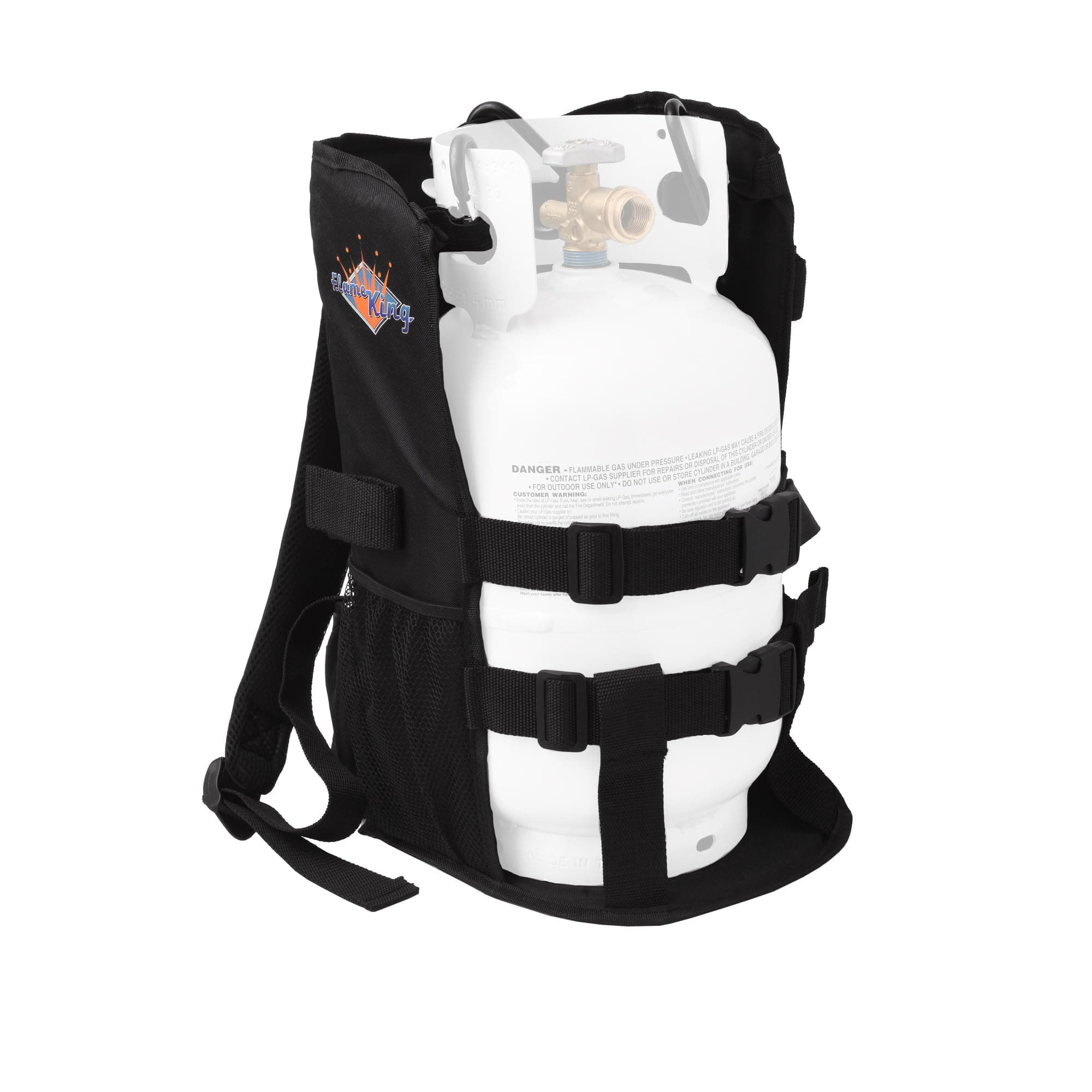 Flame King Propane Tank Backpack Carrier for 5LB or 10LB Cylinders for Weed Burning (Tank & Torch Sold Separately)