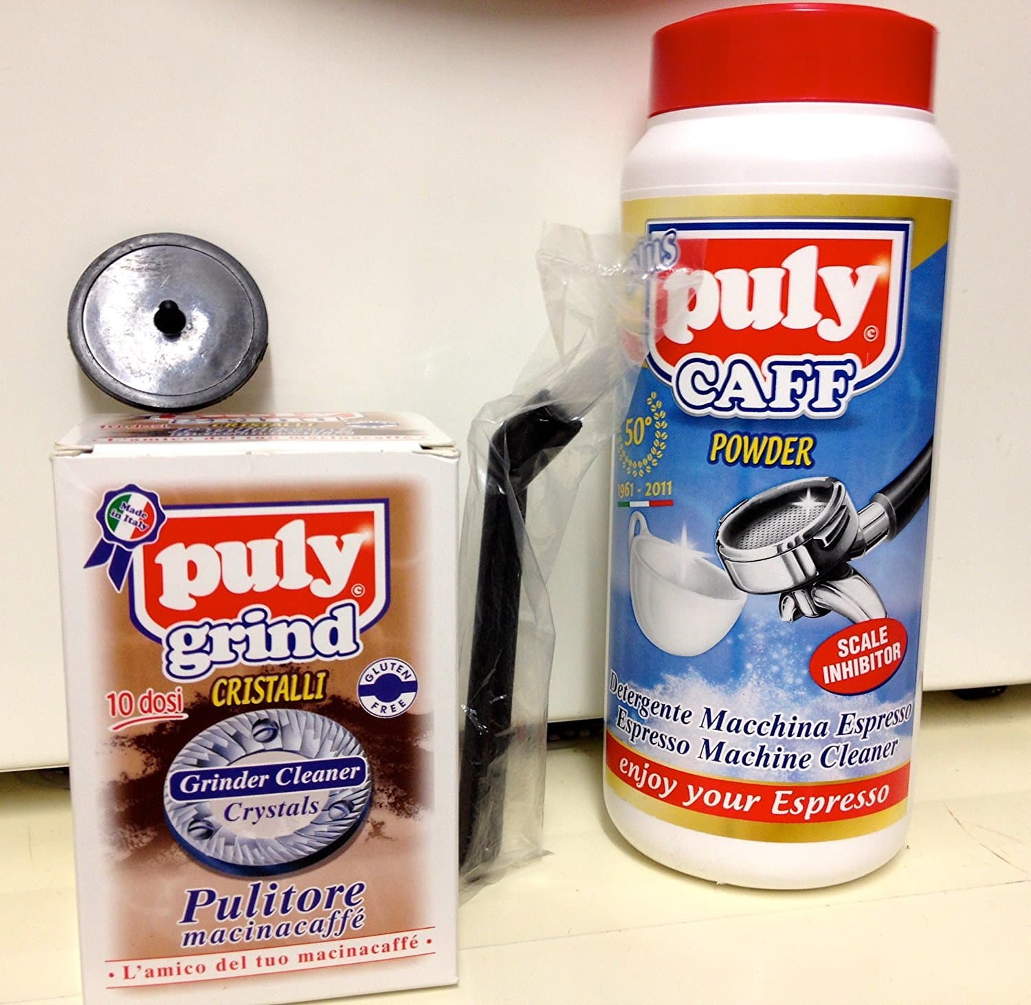 Espresso Coffee Machine Cleaning Kit (Puly Caff Powder & Grinder Cleaner)
