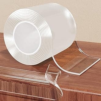 13.12 FT Edge Corner Protector Baby Proofing,Soft Clear Furniture Table Corner Guard & Edge Safety Cabinet Door Bumper,Crib Bumpers,Wall Protector(Width 2.6 in，Thickness 0.08 in)