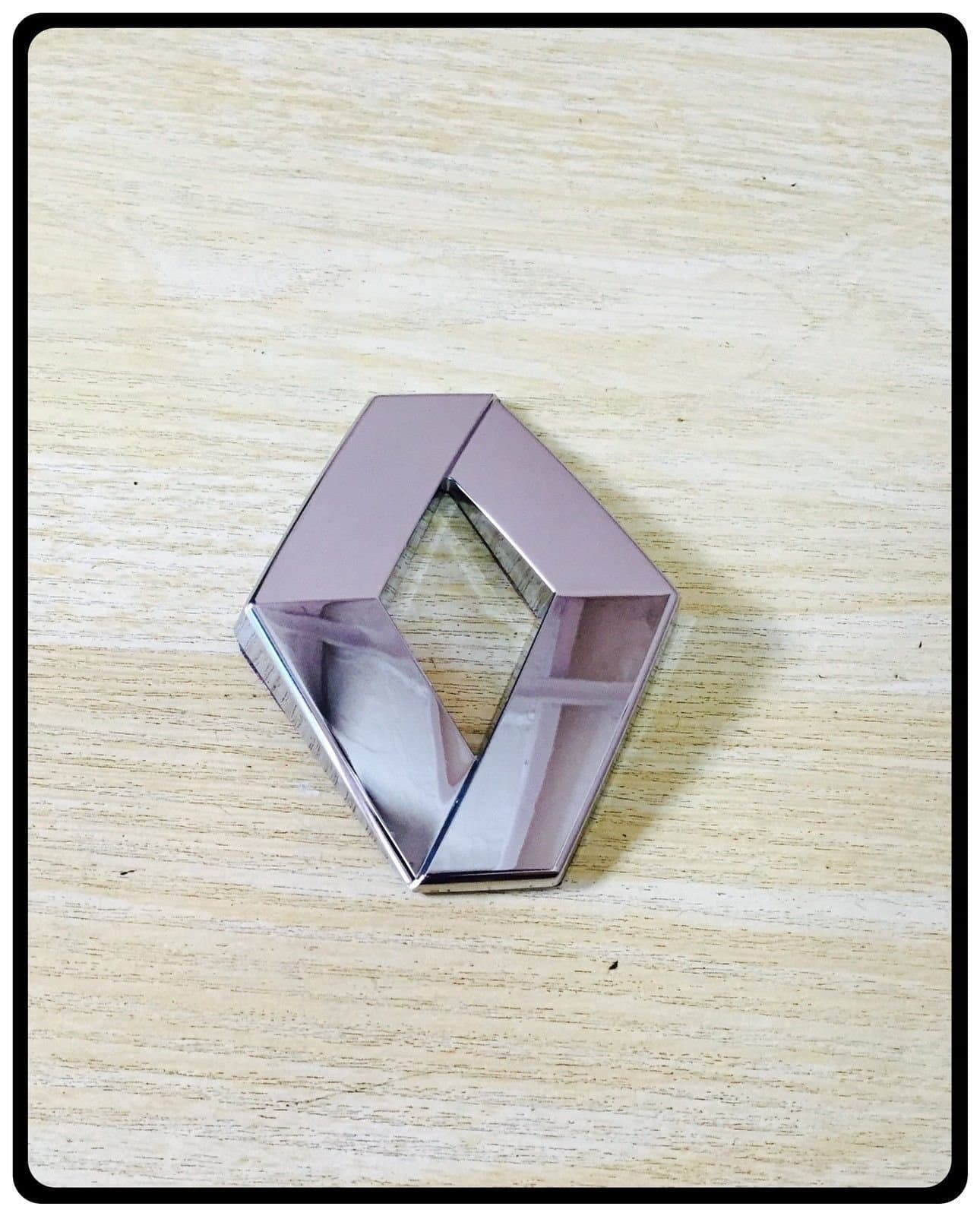 Renault 3D Chrome Plated Emblem Logo Decal for Car/SUV/Sedan/Automobiles