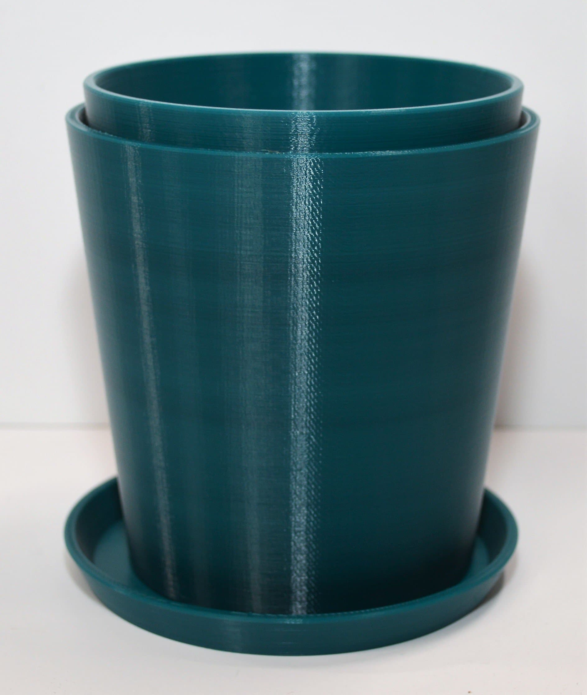 HD PRINTABLES Orchid, Tray and Soaking Pot Combo, 5.5" L, Green