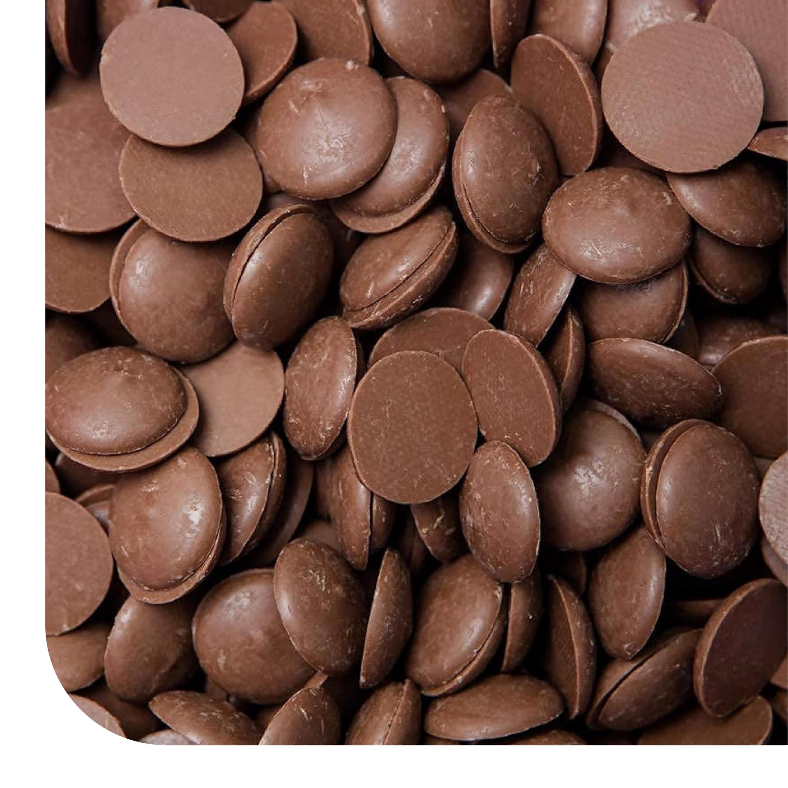 CRAZYOUTLET Melting Wafers Milk Chocolate - 2 Pound Bulk Pack