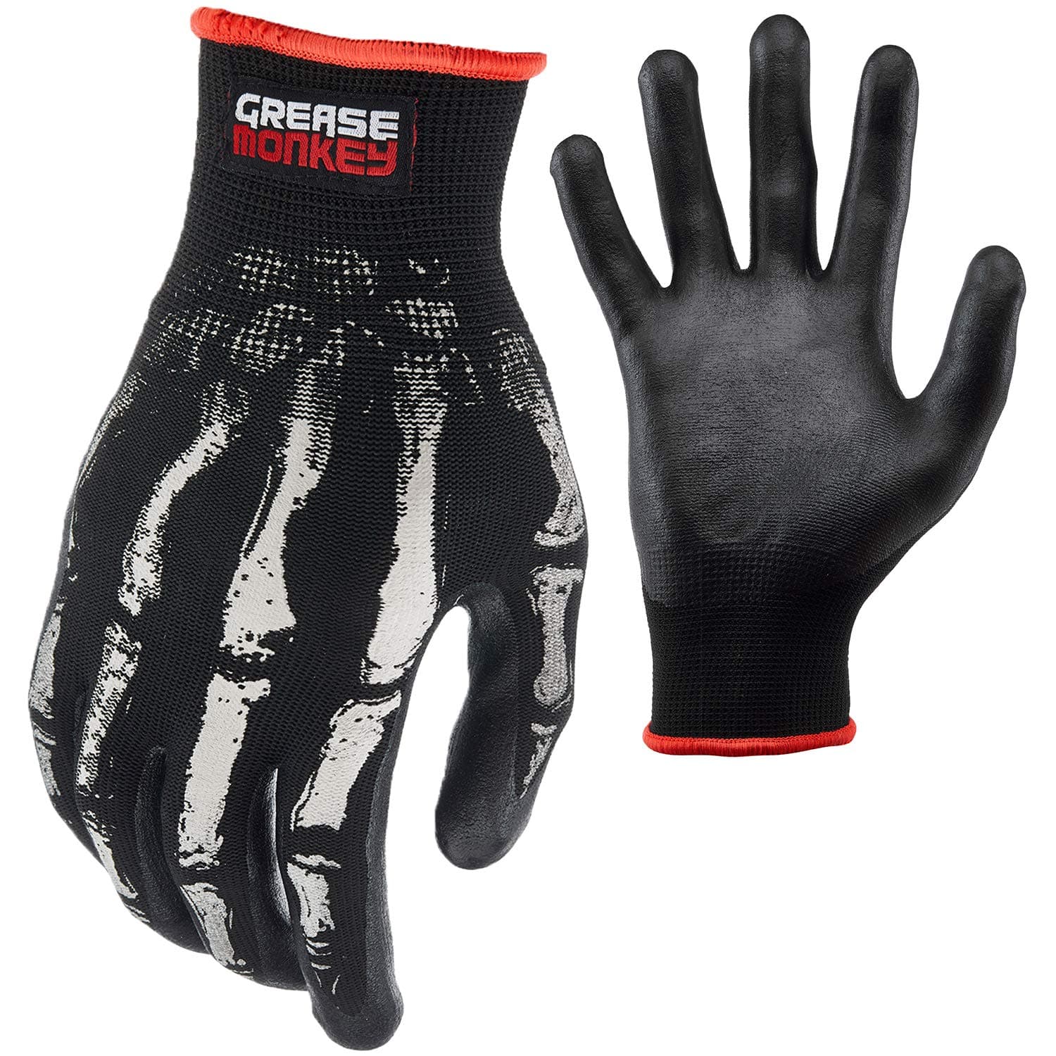 Bone Series Foam Nitrile Mechanic Gloves with Grip