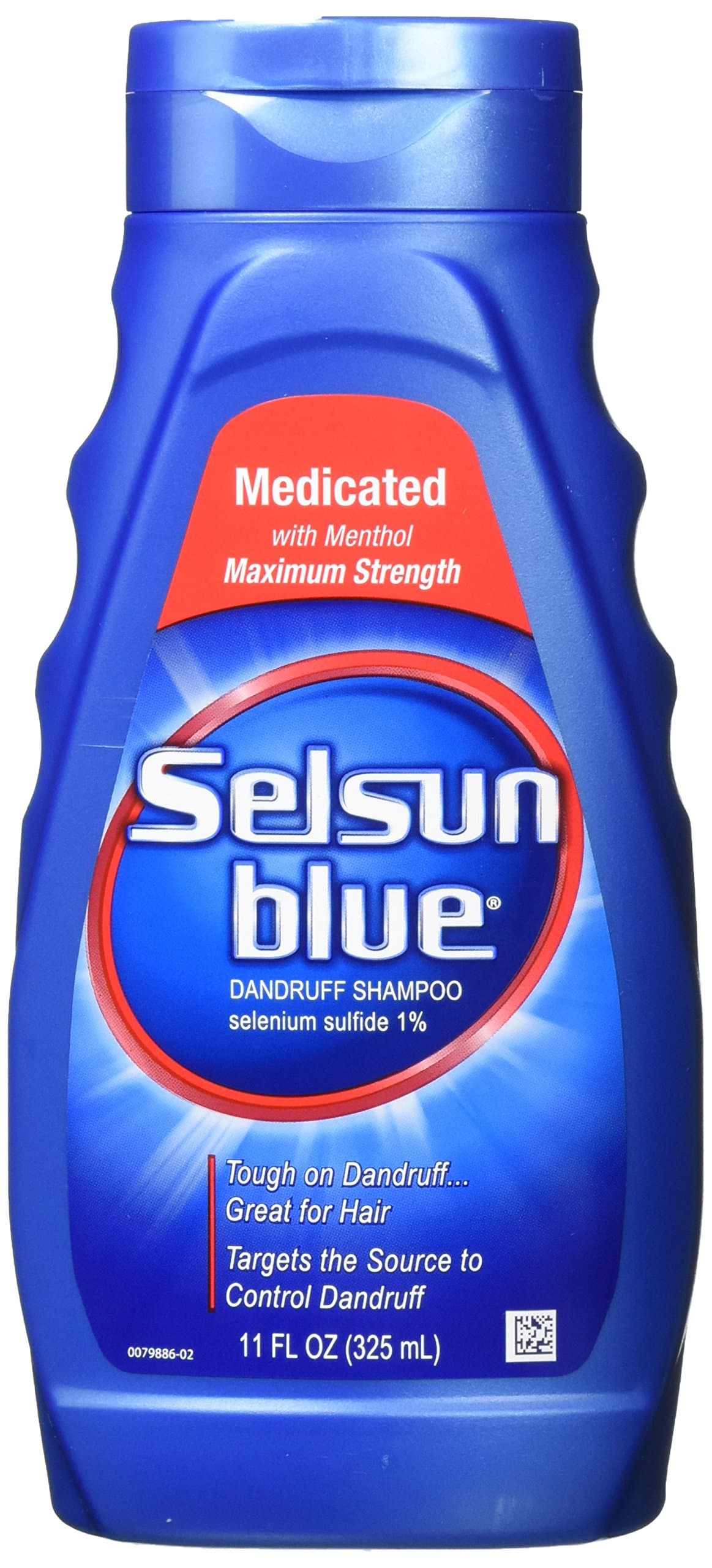 Blue Medicated Dandruff Shampoo, 11 Fl Oz (Pack of 2)