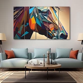 The Castle Decor Multicolour Painting With Frame 5 Big Size (36x60) wall Art for Living Room,bedroom,drawing Room,hotels-wooden Framed-digital Painting