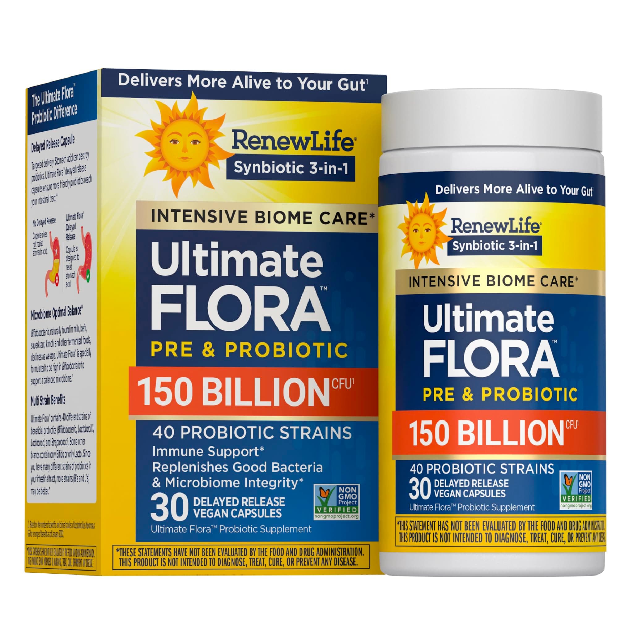Ultimate Flora Extra Care Probiotic 150 Billion (formerly Mega Potent), 30 Count